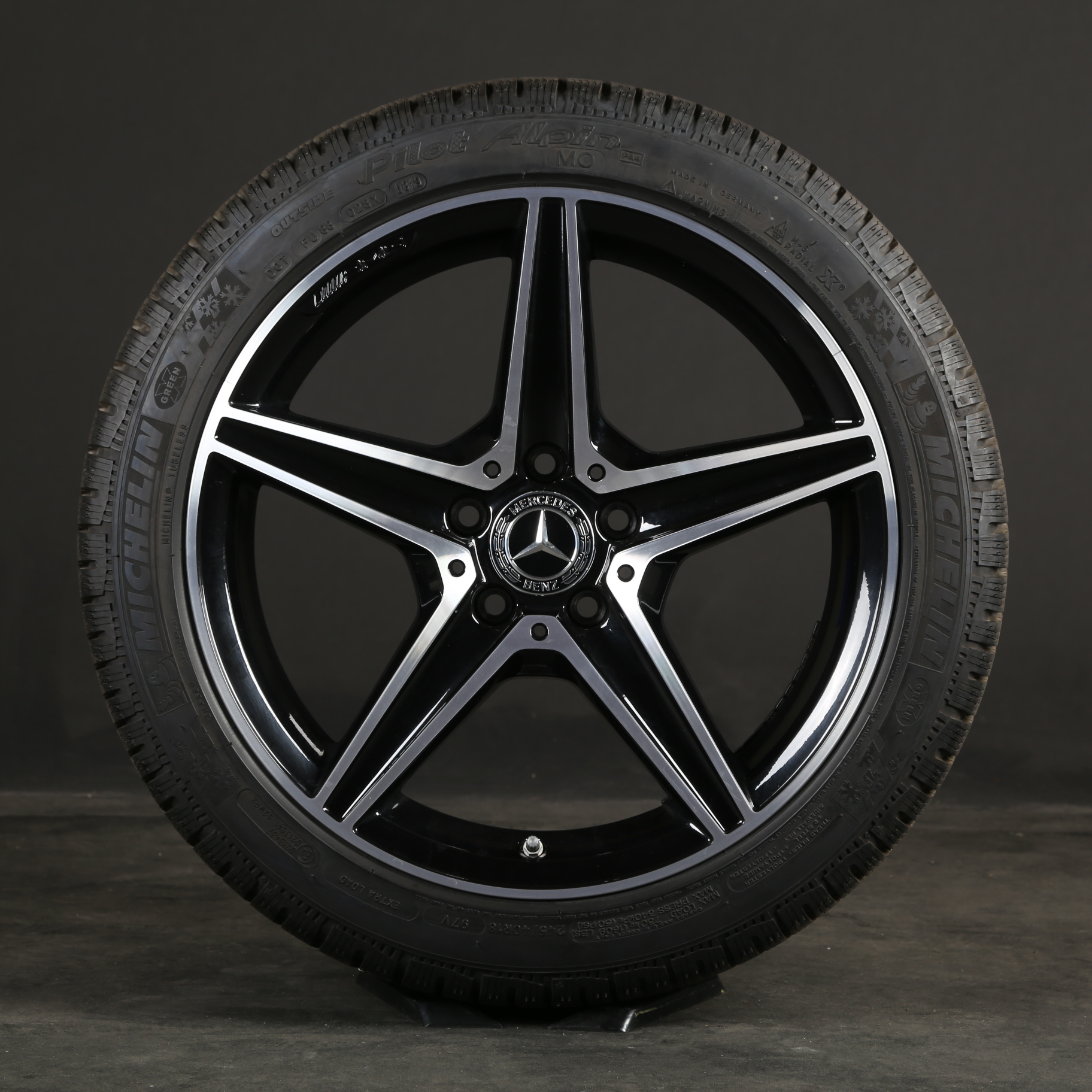 18 pouces roues d'hiver d'origine Mercedes AMG C43 C450 W205 S205 A2054014800
