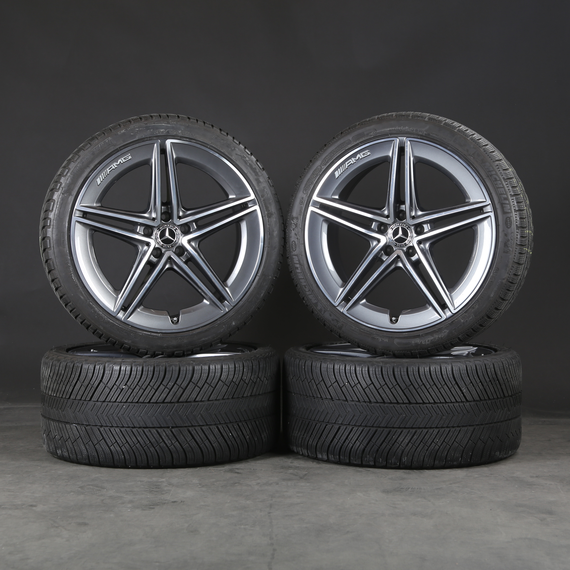 20 pouces roues d'hiver d'origine Mercedes AMG E63 W213 A2134017100 pneus d'hiver