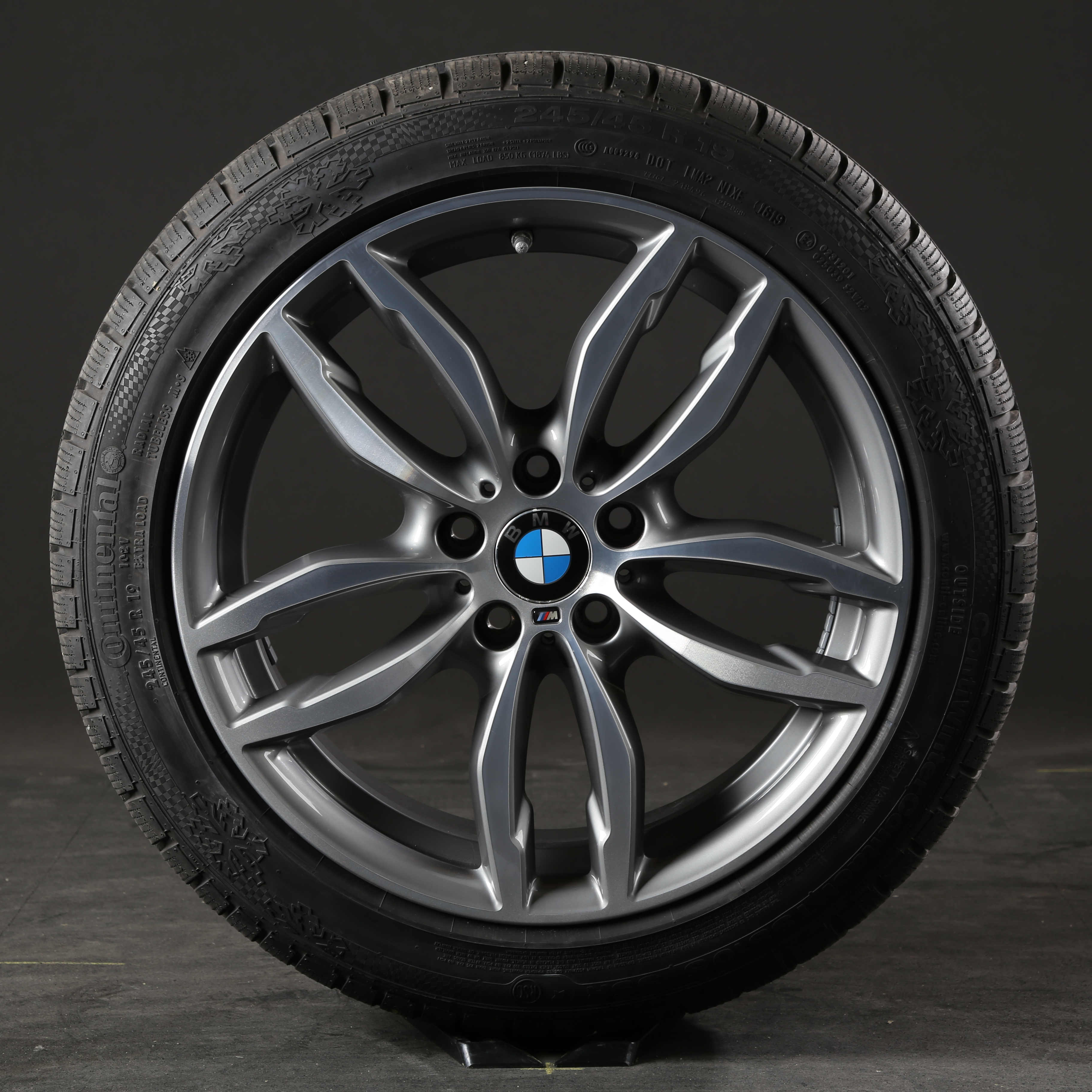 19 pouces roues d'hiver d'origine BMW X3 F25 X4 F26 Styling M622 pneus d'hiver