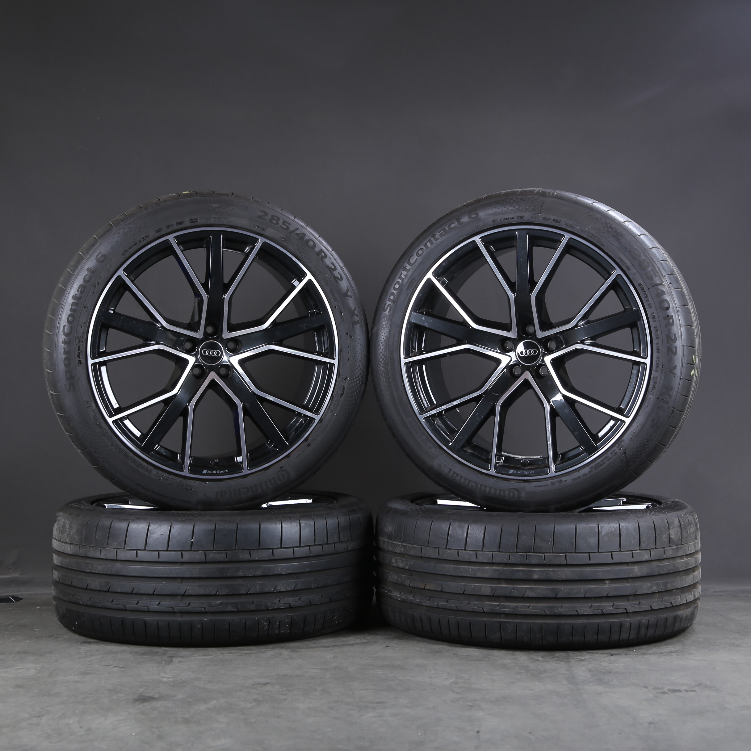 22 pouces roues d'été d'origine Audi Q8 SQ8 4M 4M8601025CP Performance pneus d'été