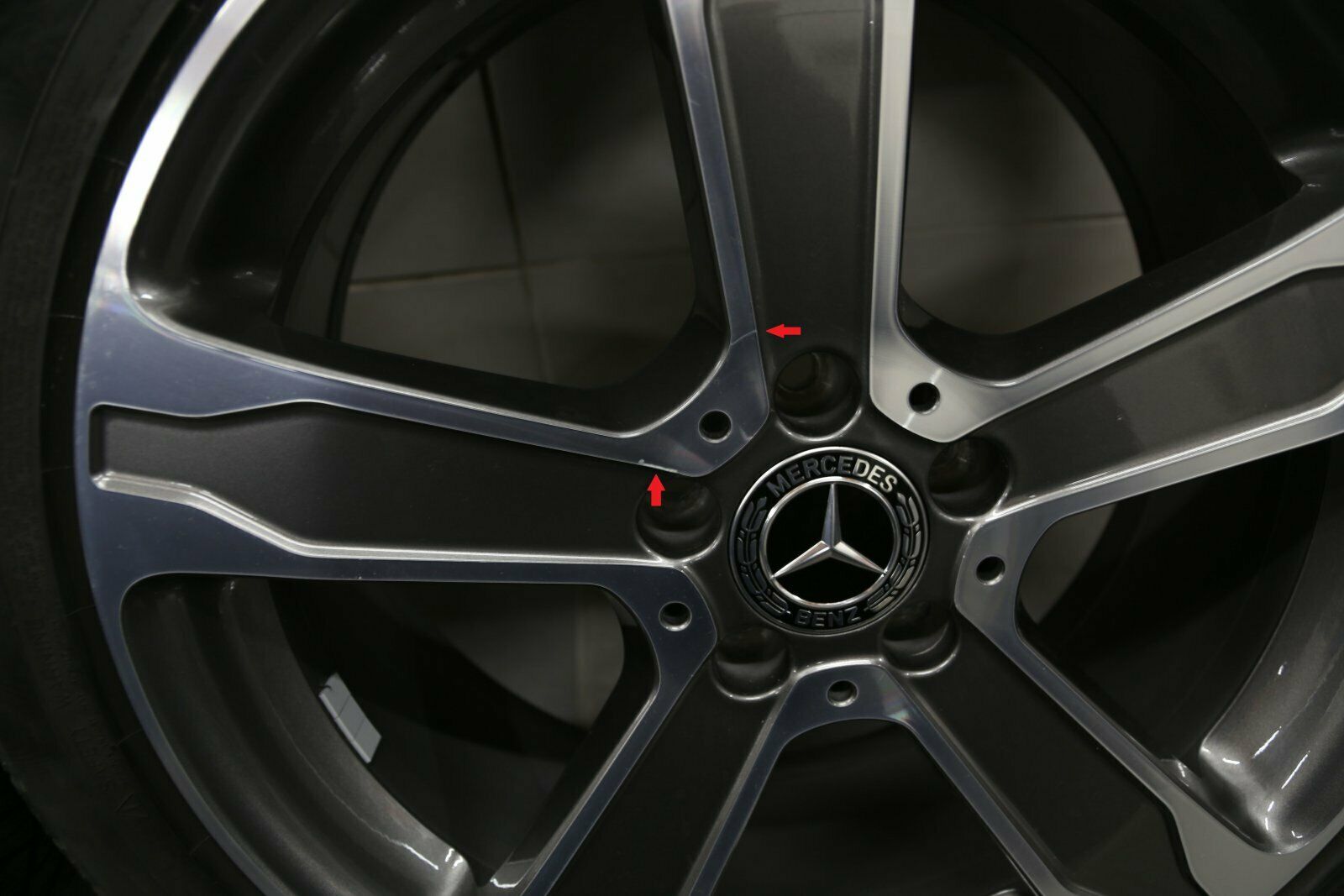 19 pouces roues d'hiver d'origine Mercedes GLA X156 Jantes en aluminium A1564010300 Jantes