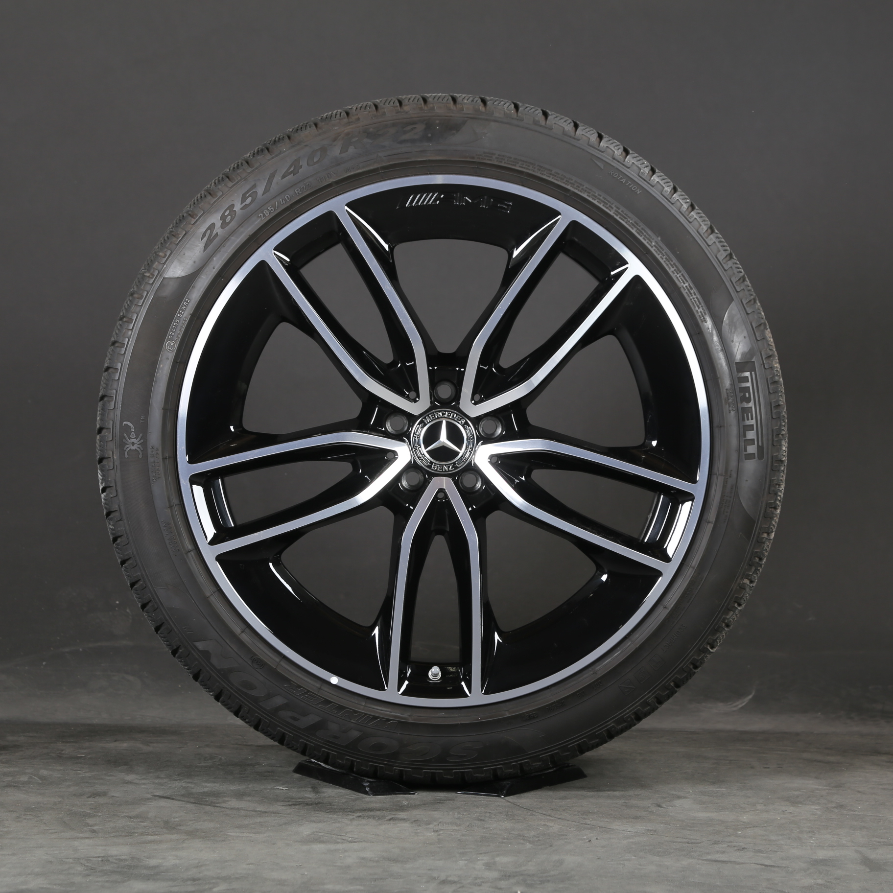 22 pouces roues d'hiver d'origine Mercedes AMG GLE V167 A1674013600 pneus d'hiver