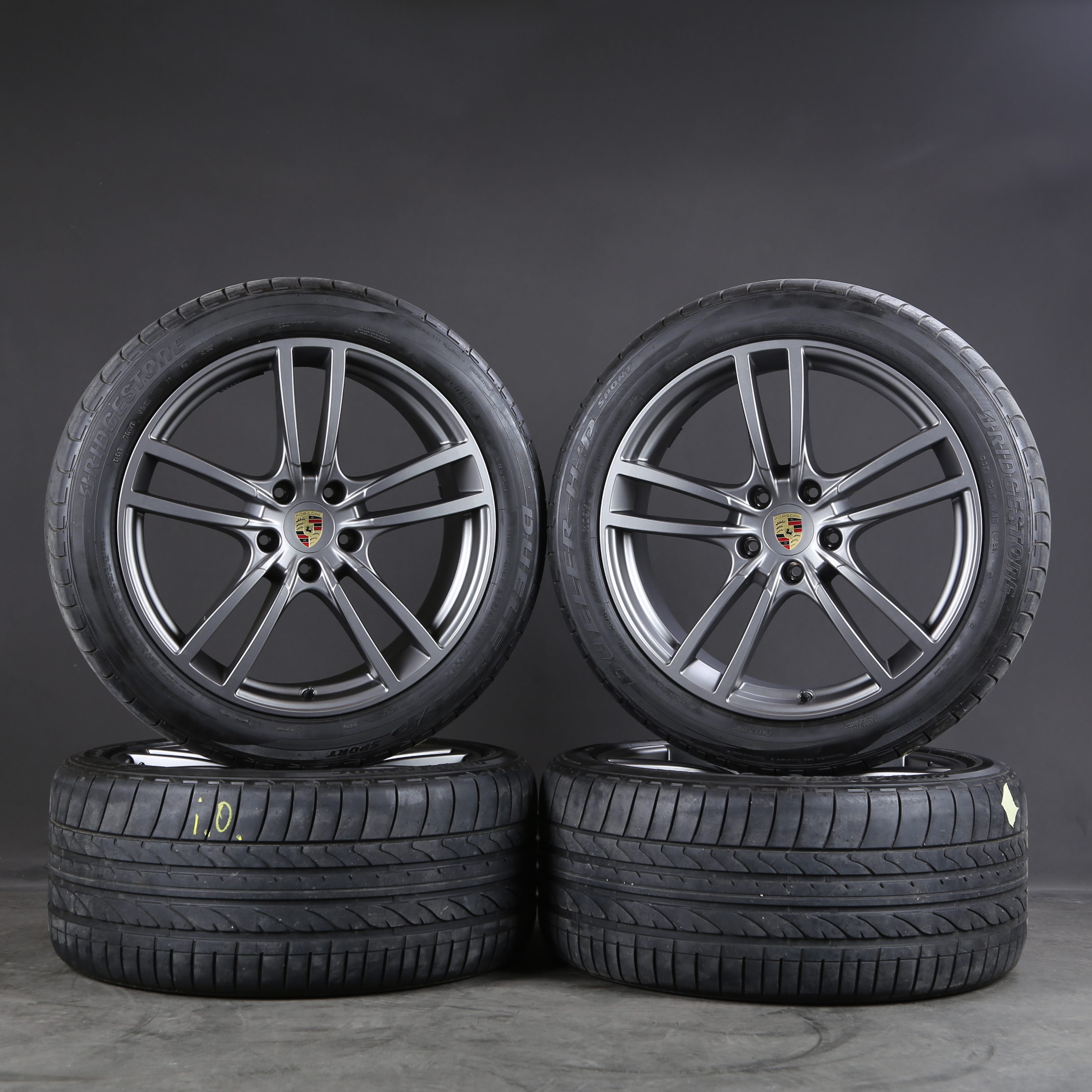 21 pouces roues d'été d'origine Porsche Cayenne 9YA 9Y0601025BK pneus d'été