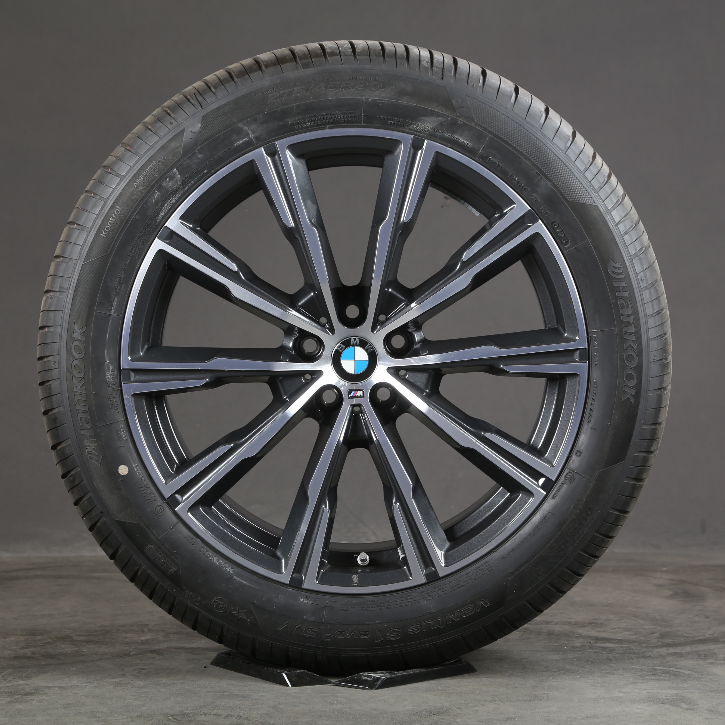 20 pouces roues d'été d'origine BMW X5 G05 X6 G06 M740 8071996 8071997 Pneus d'été