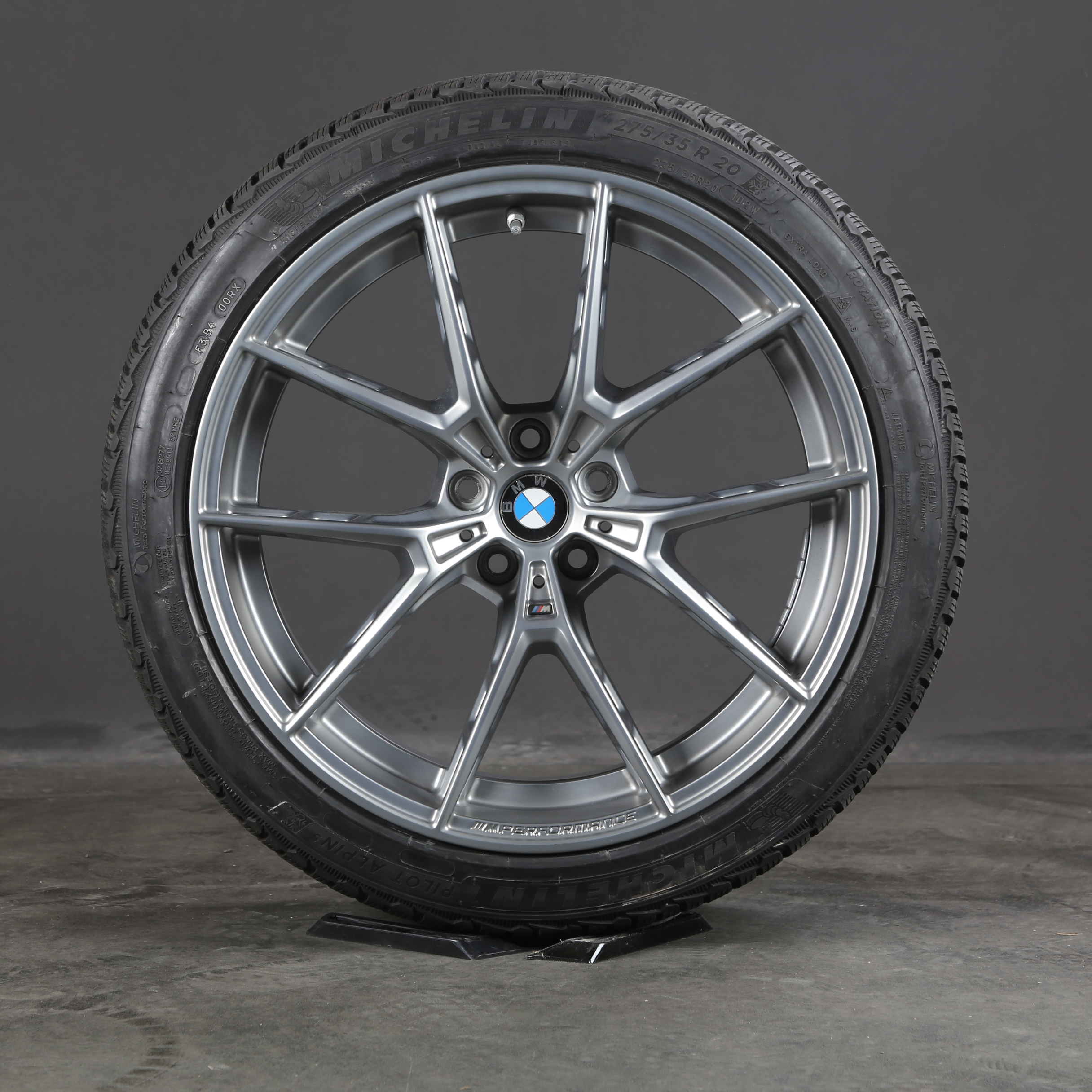 20 pouces roues d'hiver d'origine BMW M5 F90 M8 F91 F92 F93 M863 8097642 pneus d'hiver