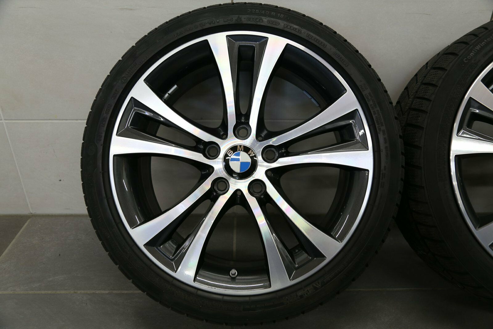 18 pouces roues d'hiver d'origine BMW Série 1 F20 F21 Série 2 F22 F23 6796210 Jantes 384