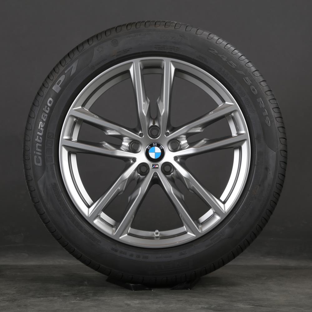 19 pouces roues d'été d'origine BMW X3 G01 X4 G02 M698 8010267 pneus d'été
