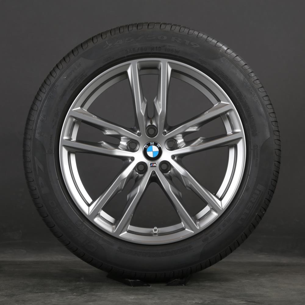 19 pouces roues d'été d'origine BMW X3 G01 X4 G02 M698 8010267 pneus d'été