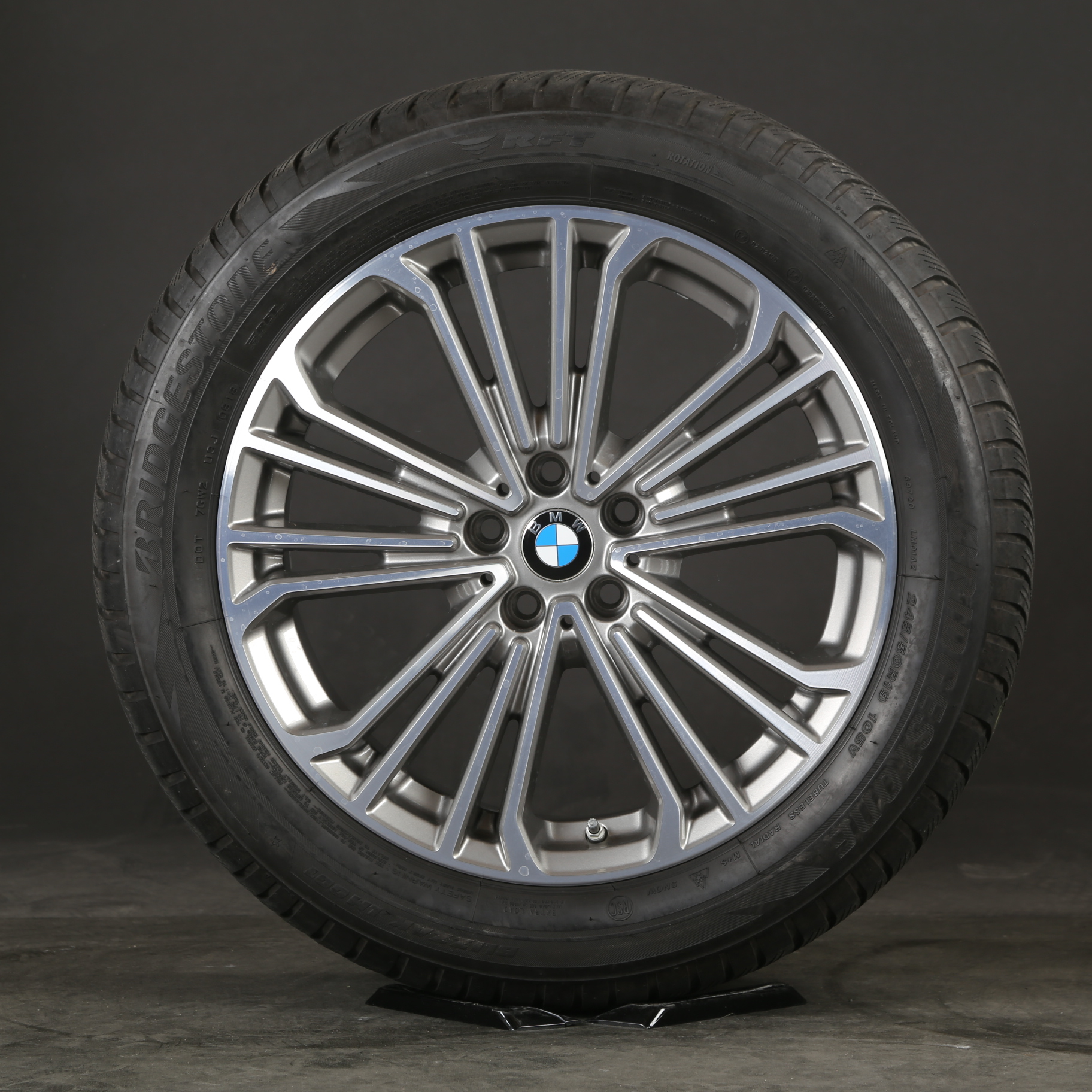 19 pouces roues d'hiver d'origine BMW X3 G01 X4 G02 6877331 696 Pneus d'hiver