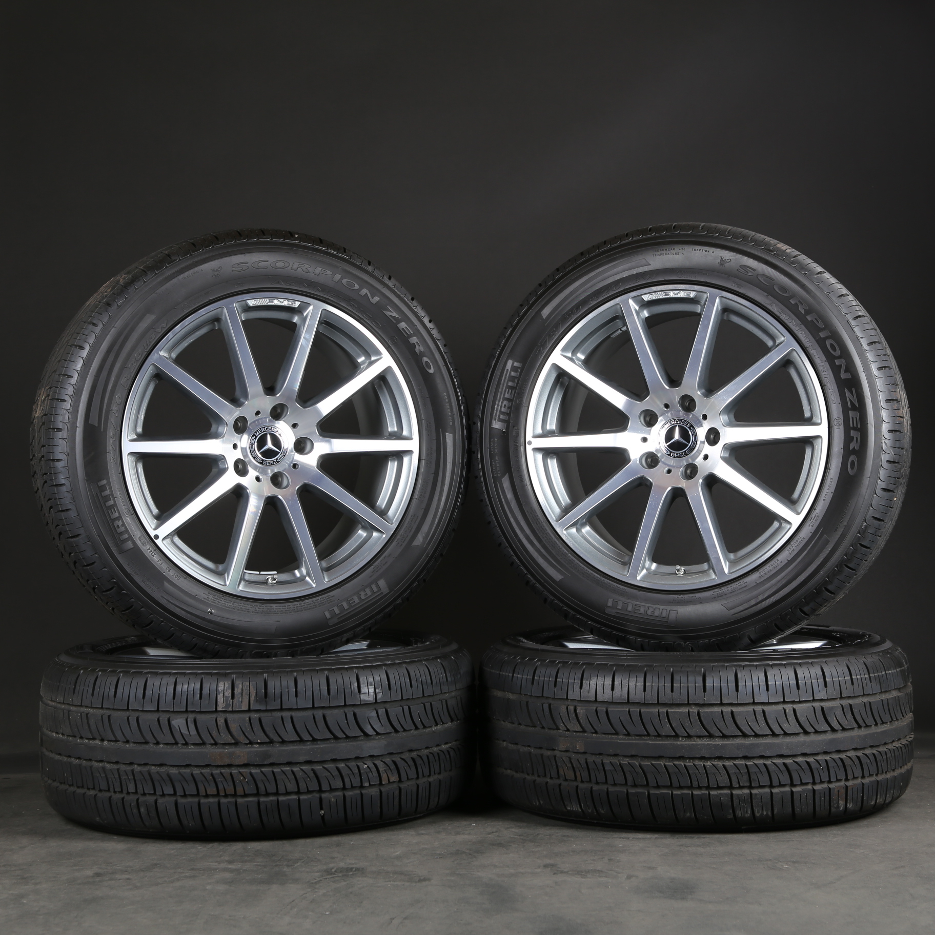 20 pouces roues d'été d'origine Mercedes G63 AMG W463 Facelift A4634011800 Jantes