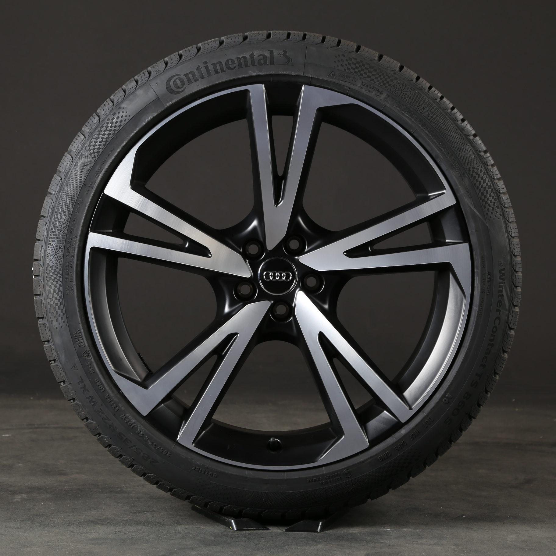22 pouces roues d'hiver d'origine Audi Q7 SQ7 Facelift Falx pneus d'hiver 4M0601025CA