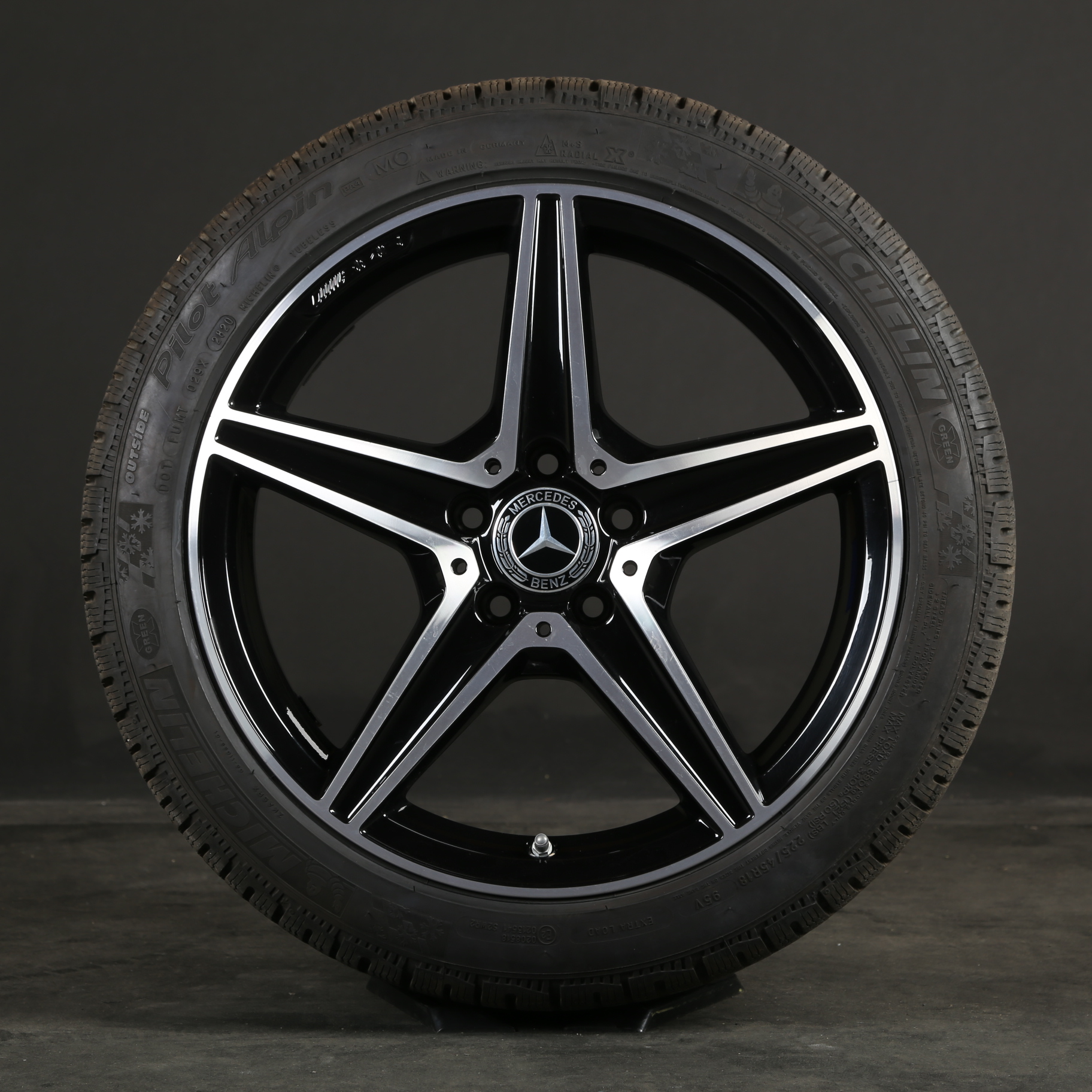 18-inch winterwielen origineel Mercedes AMG C43 C450 W205 S205 A2054014800