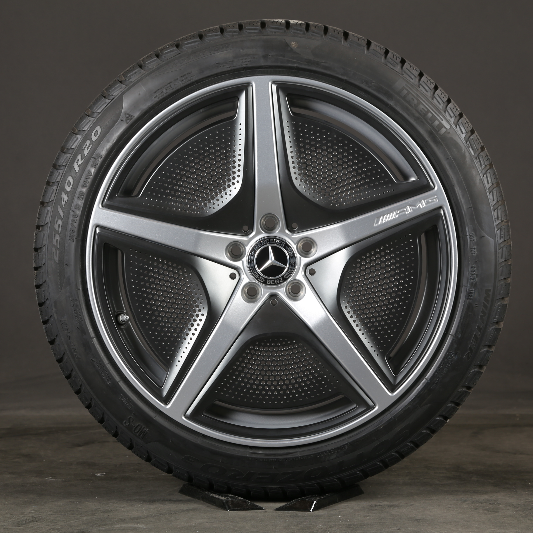 20 pouces AMG roues d'hiver d'origine Mercedes EQE V295 A2954012300 pneus d'hiver