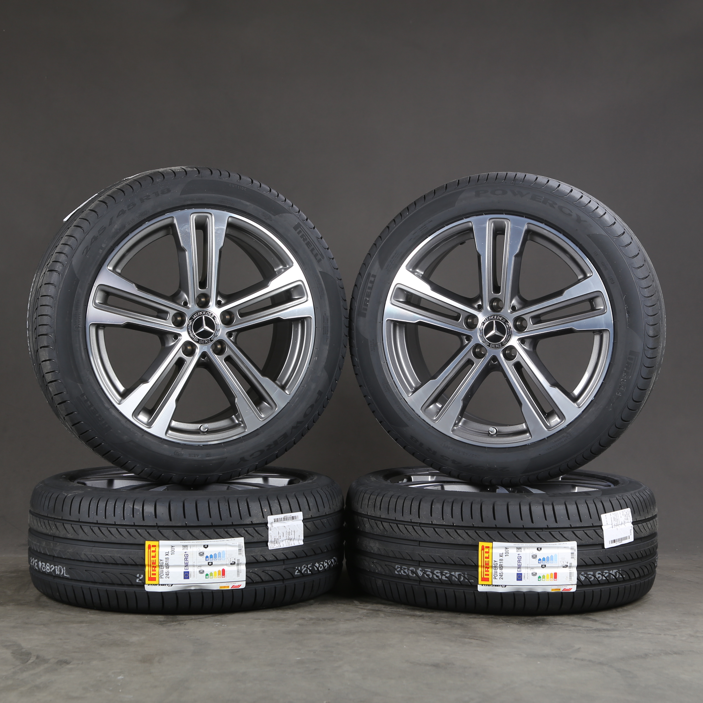 18 pouces pneus d'été originaux Mercedes A2134015700 Classe E W213 roues d'été