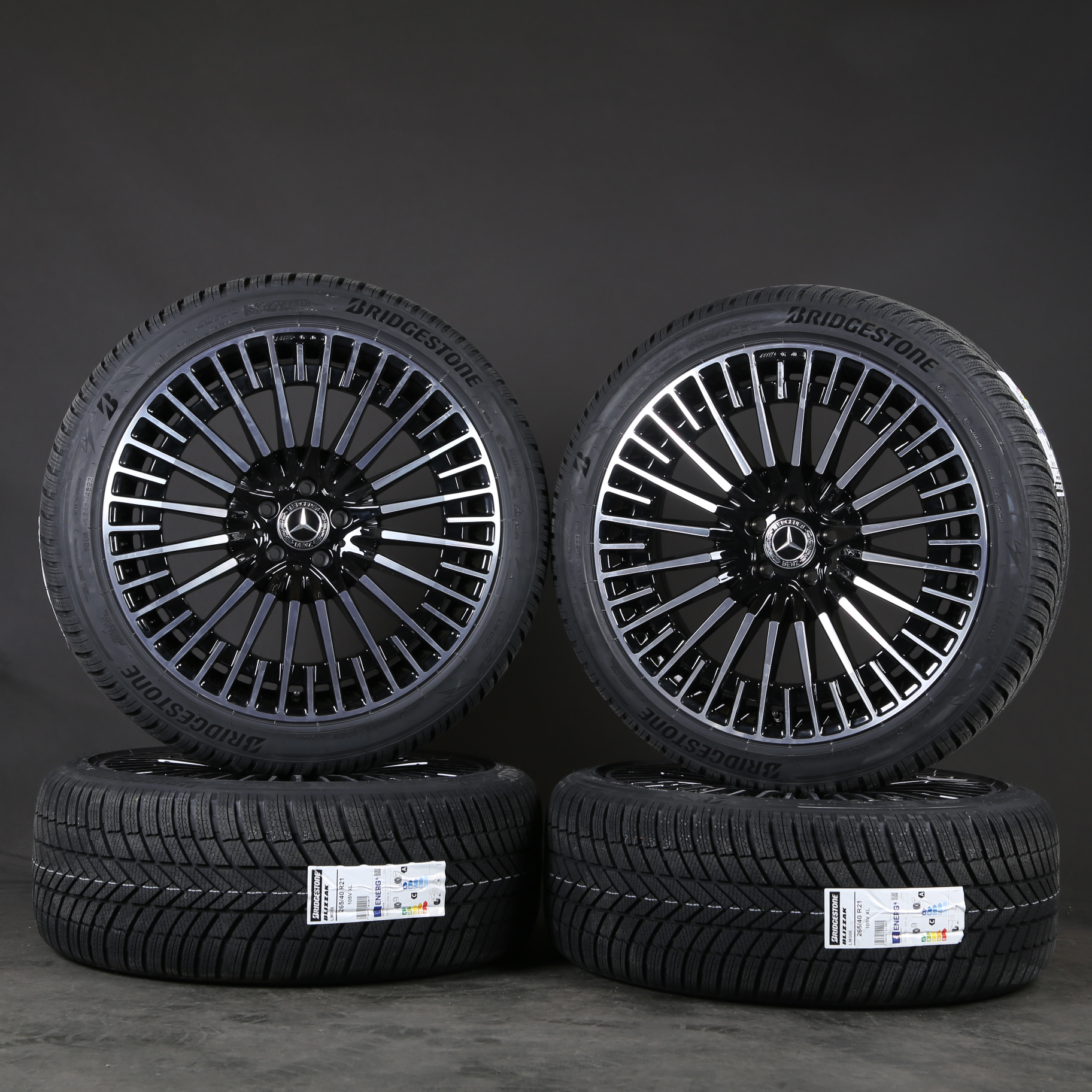 Llantas de invierno de 21 pulgadas originales Mercedes EQS 53 AMG A2974011500 Neumáticos de invierno
