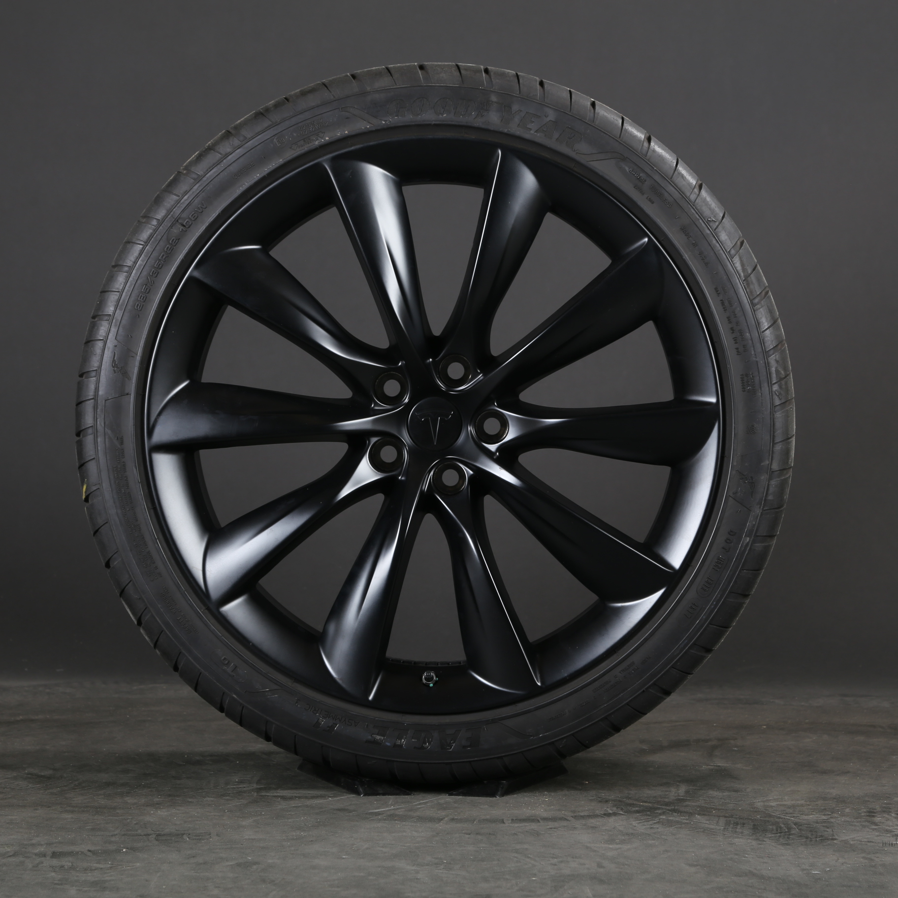 22 pouces roues d'été d'origine Tesla Model X 1027246-00-E pneus d'été