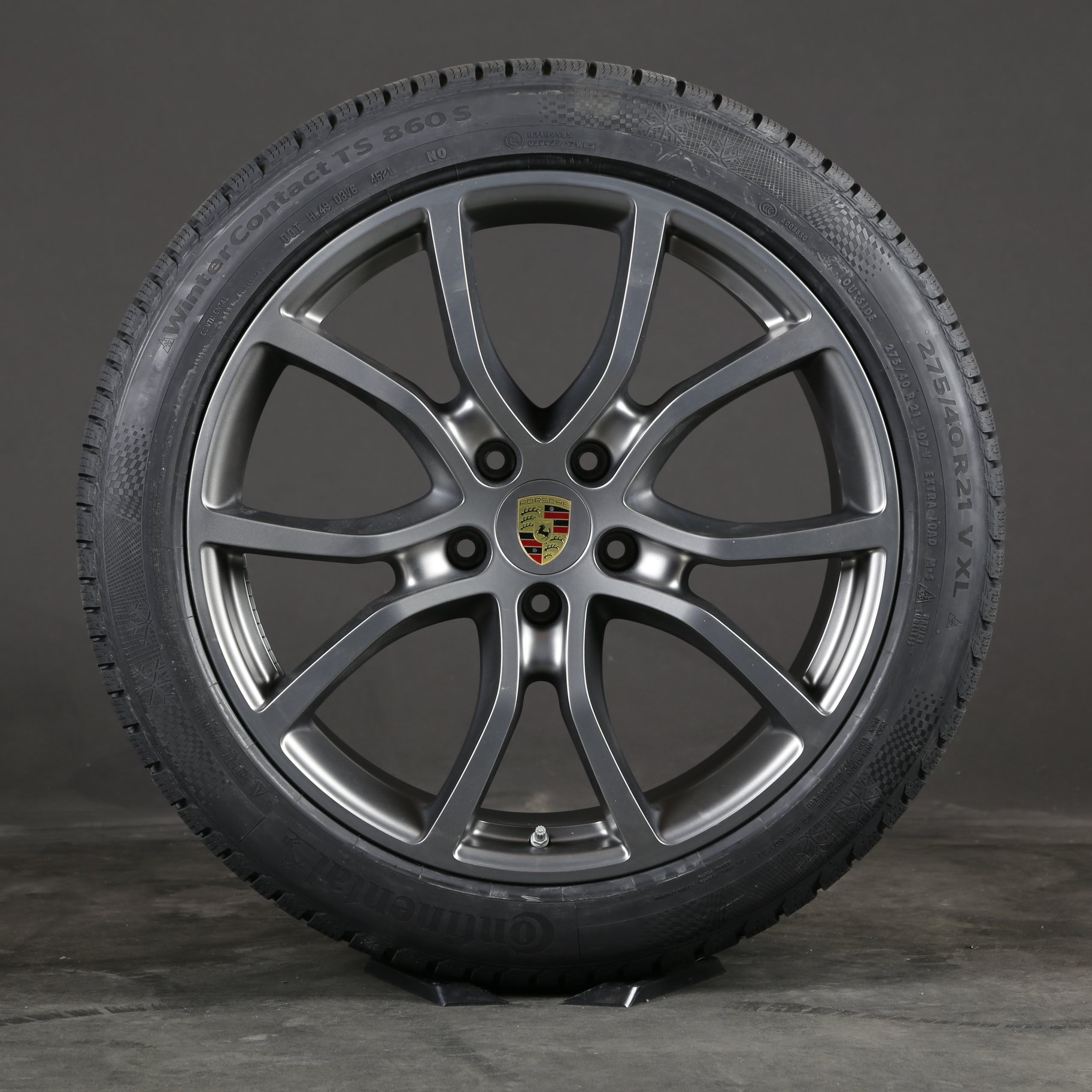 21 pouces roues d'hiver d'origine Porsche Cayenne 9Y Exclusive Design 9Y0601025BH NEUF
