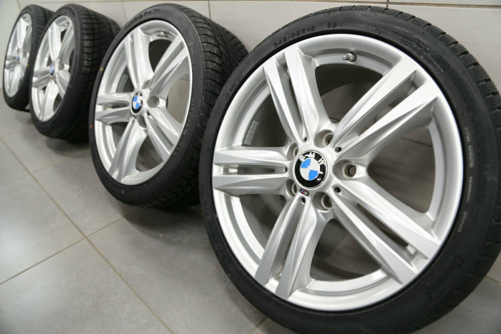 18 pouces roues d'hiver d'origine BMW Série 1 F20 F21 Série 2 F22 F23 Jantes alu M386 7845853