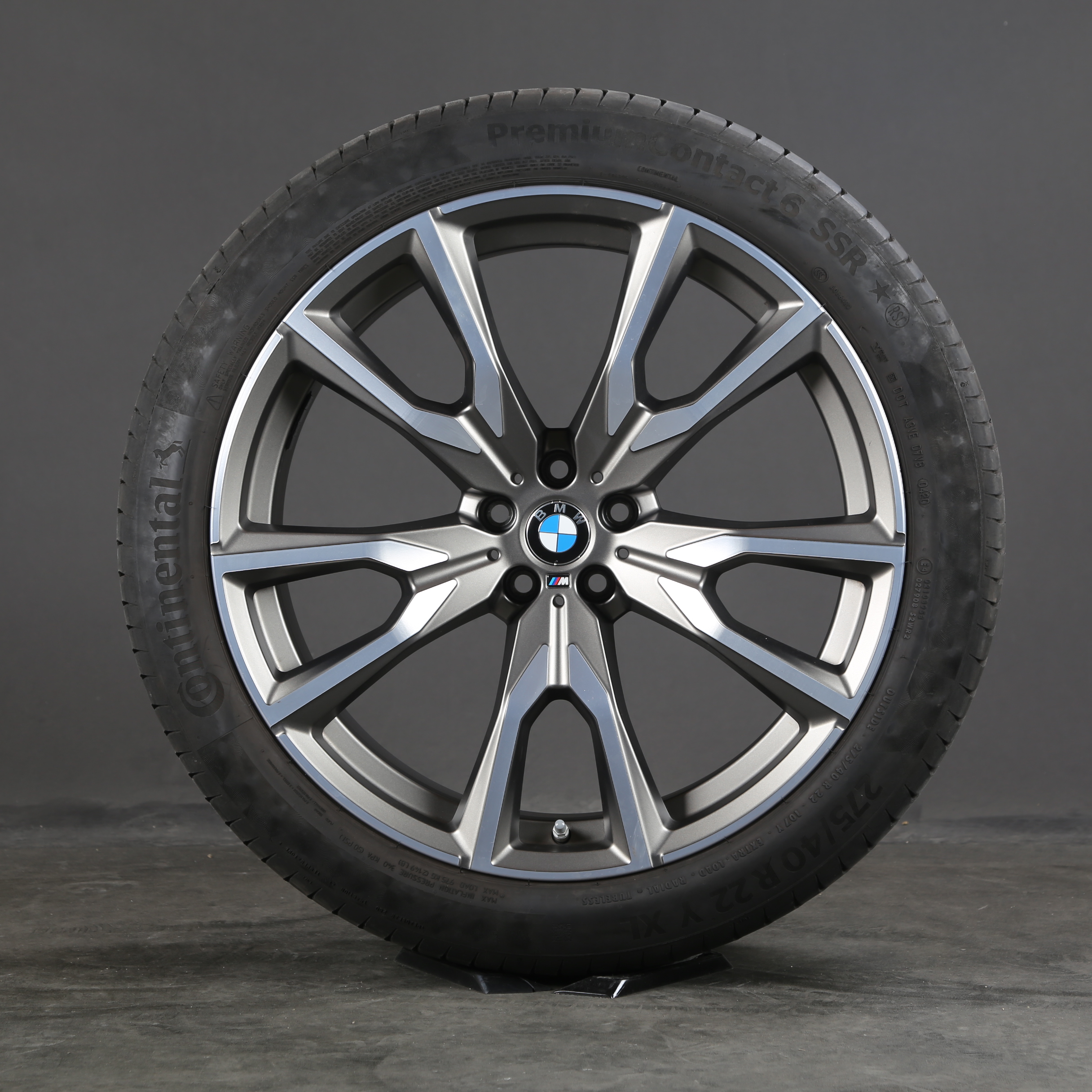 22 inch summer wheels original BMW X7 G07 M755 8093913 8093914 755M summer tires
