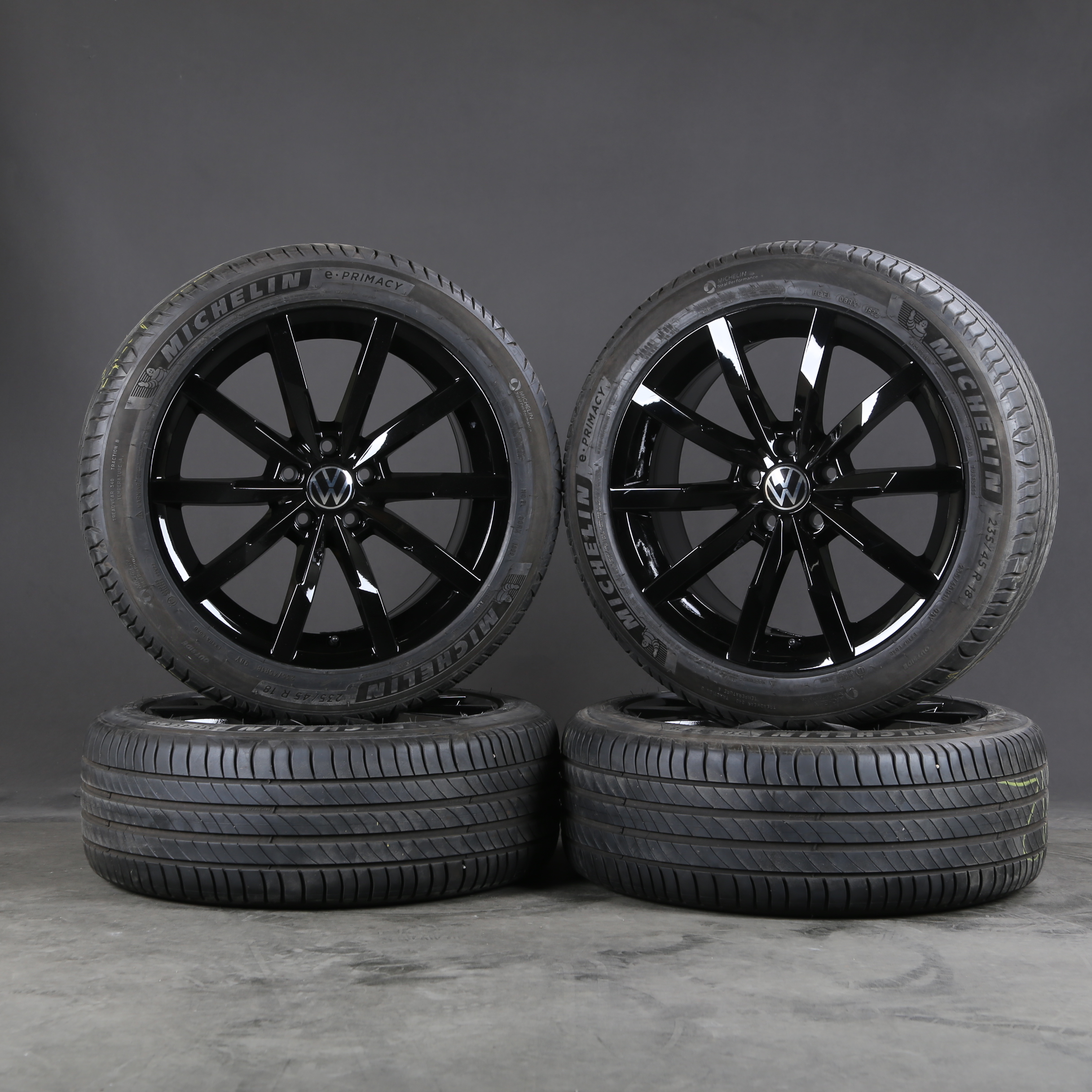 18 inch original VW Passat B8 summer wheels Monterey 3G0601025Q summer tires