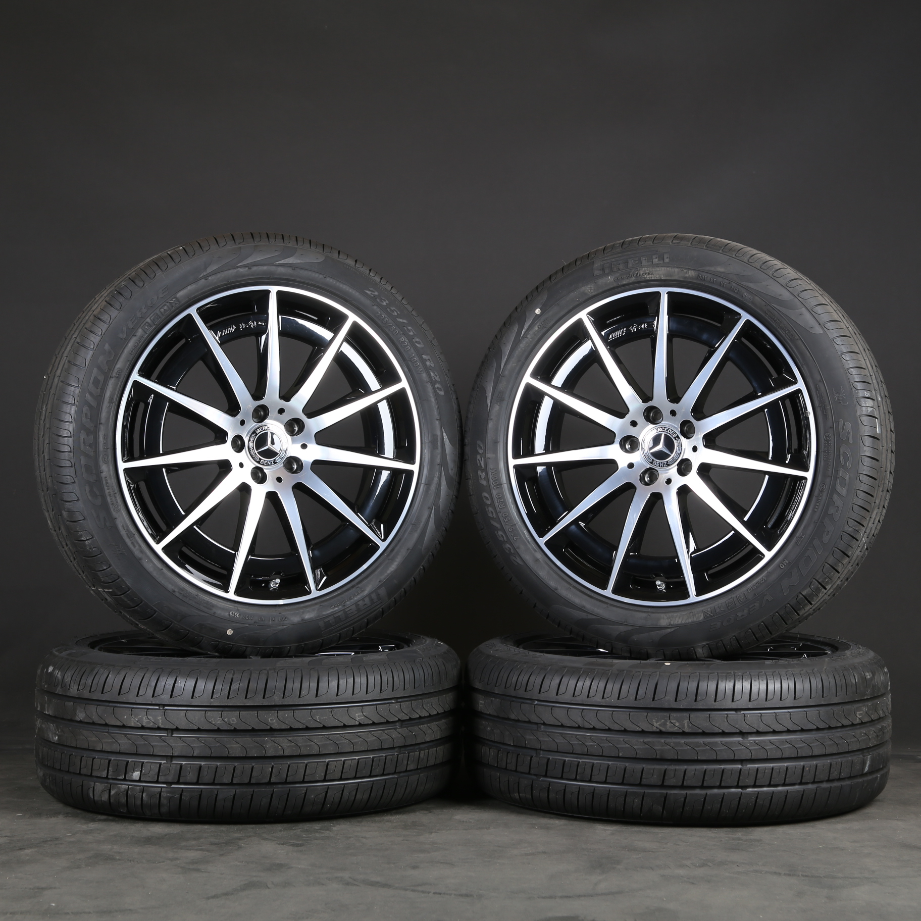 20 pouces roues d'été d'origine AMG Mercedes EQC A2934010800 A2934010900