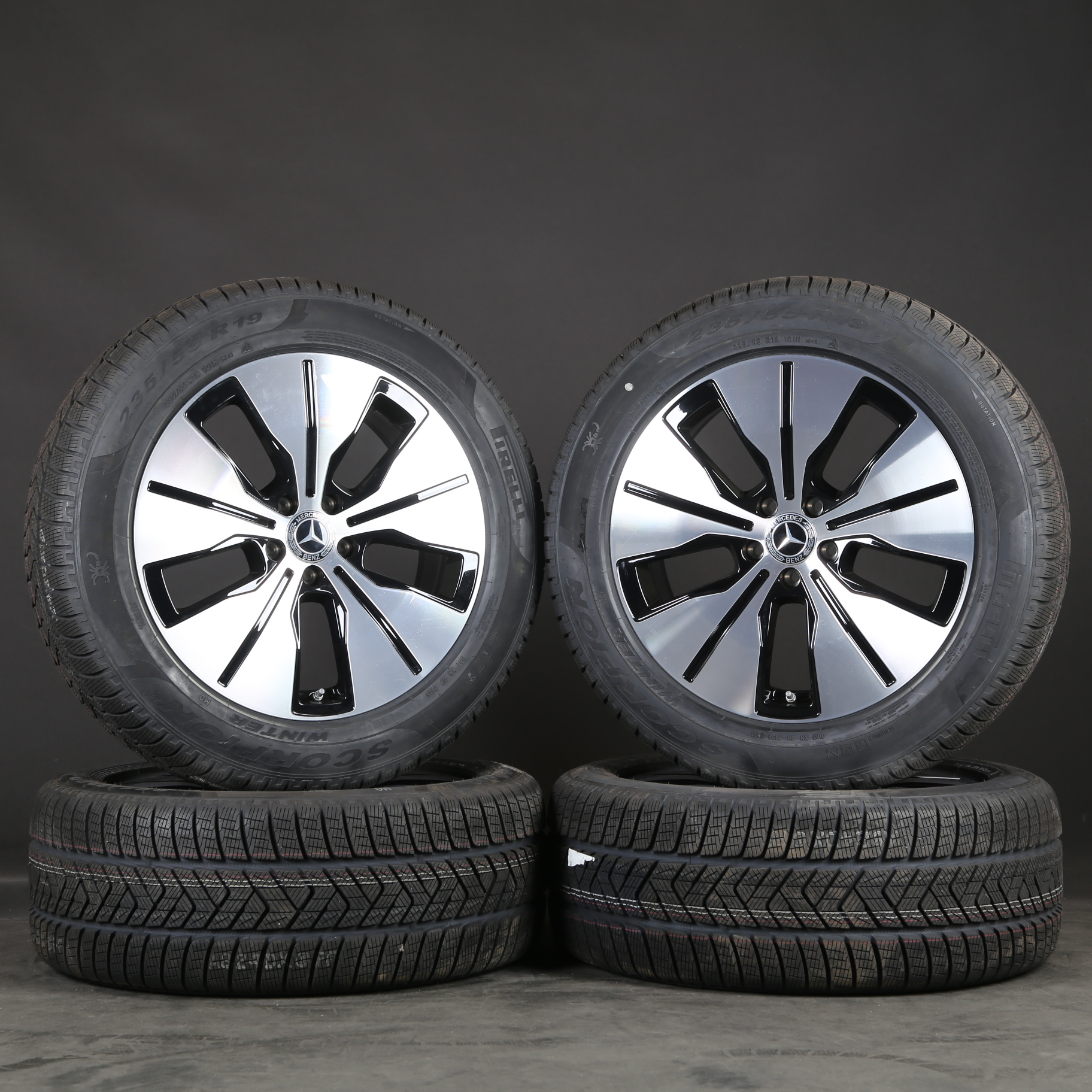 Llantas de invierno de 19 pulgadas originales Mercedes EQC N293 A2934010100 neumáticos de invierno