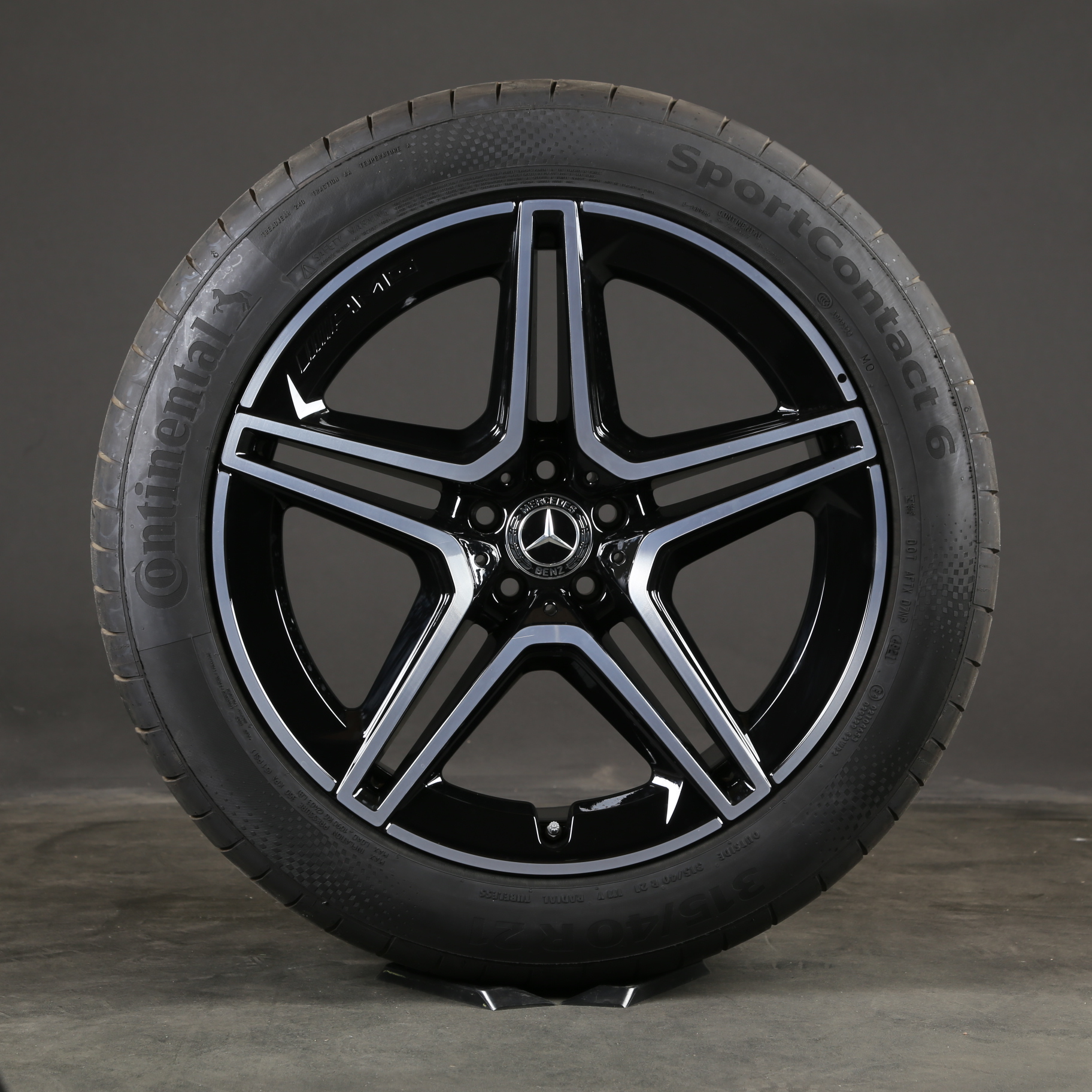 21 pouces roues d'été d'origine Mercedes GLS X167 W167 AMG A1674017300 jantes