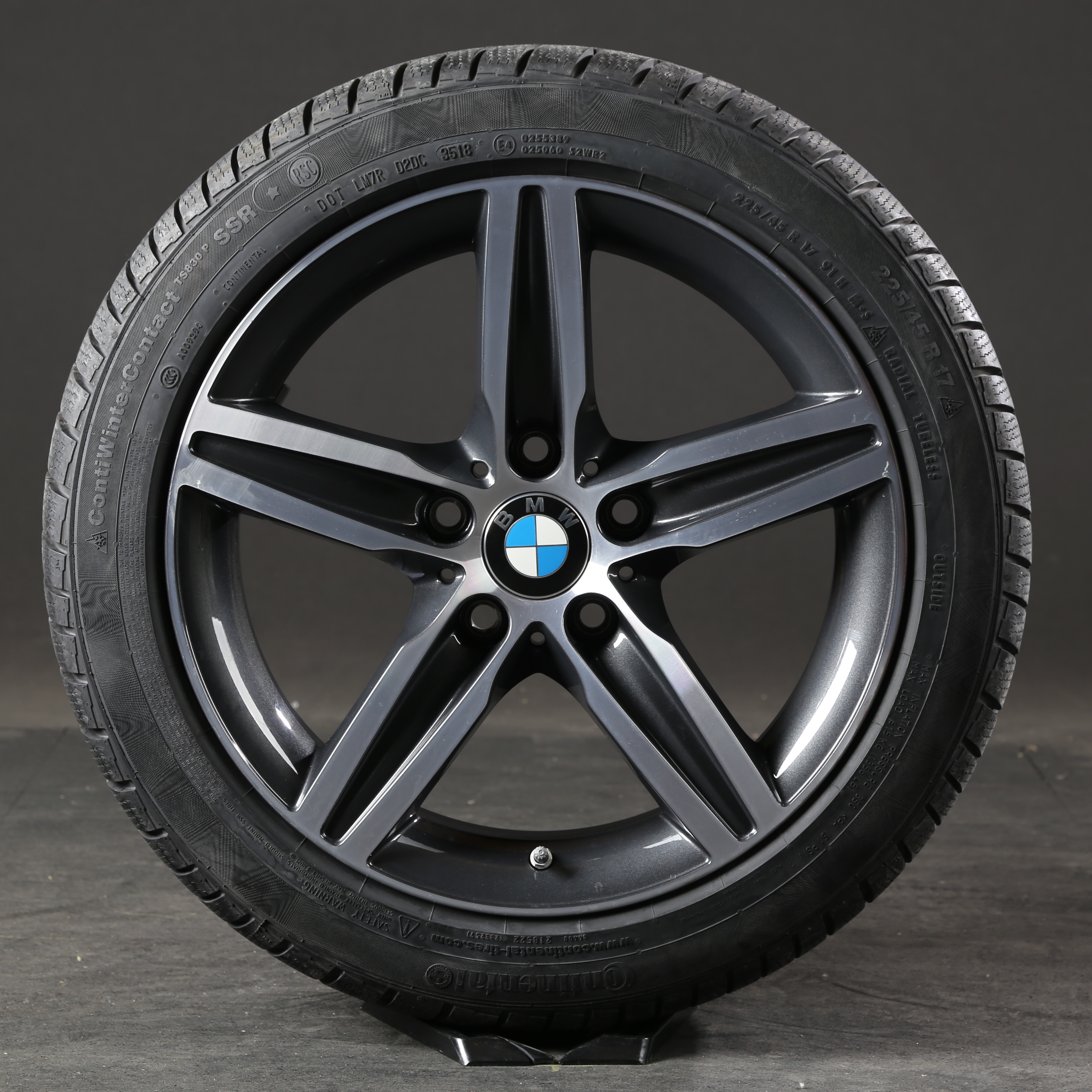 17 pouces roues d'hiver d'origine BMW Série 1 F20 F21 Série 2 F22 F23 379 6850151