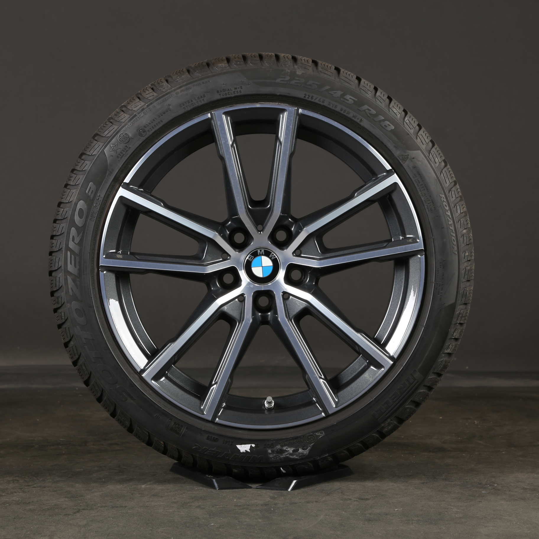 18 pouces roues d'hiver d'origine BMW Série 2 G42 Série 3 G20 G21 Série 4 G22 G23 780 6883522