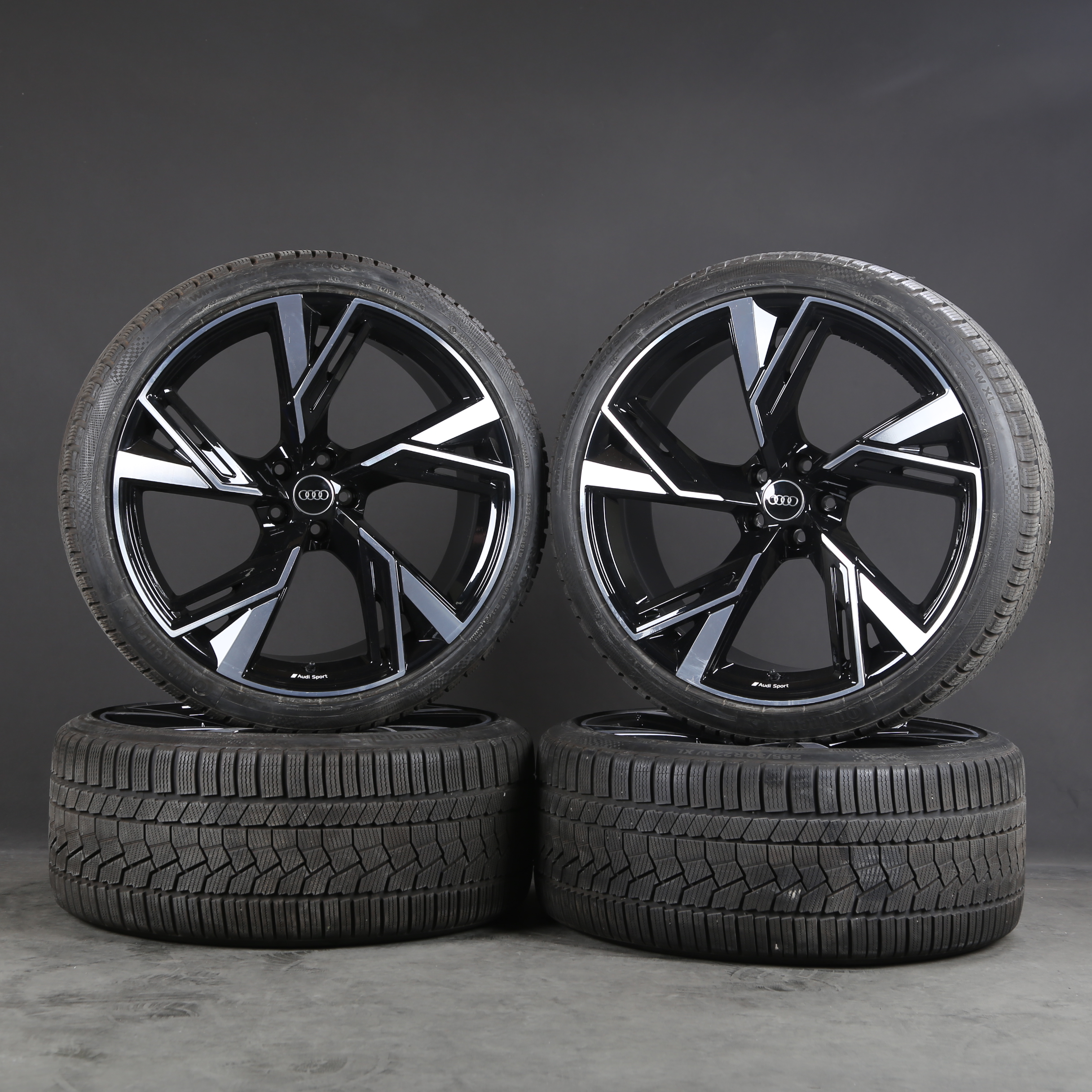 22 pouces roues d'hiver d'origine Audi RS6 RS7 4K C8 trapèze 4K0601025T pneus d'hiver