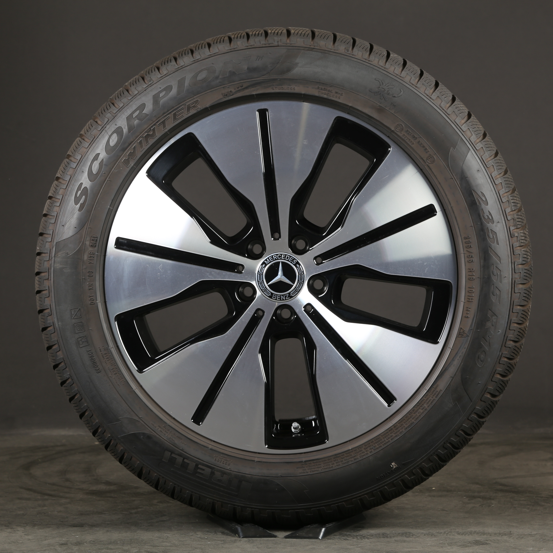 19 pouces roues d'hiver d'origine Mercedes EQC N293 A2934010100 pneus d'hiver