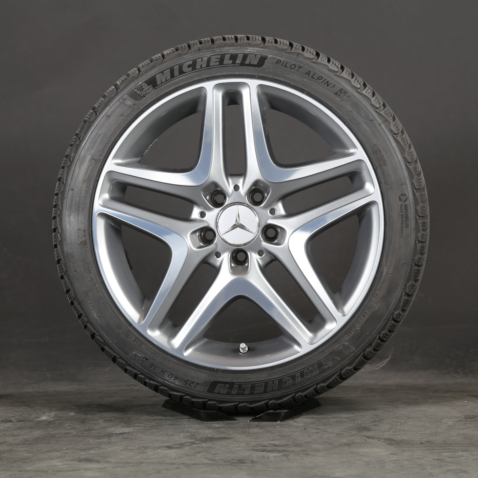 18 pouces roues d'hiver d'origine Mercedes SLK SLC R172 A1724011602 pneus d'hiver
