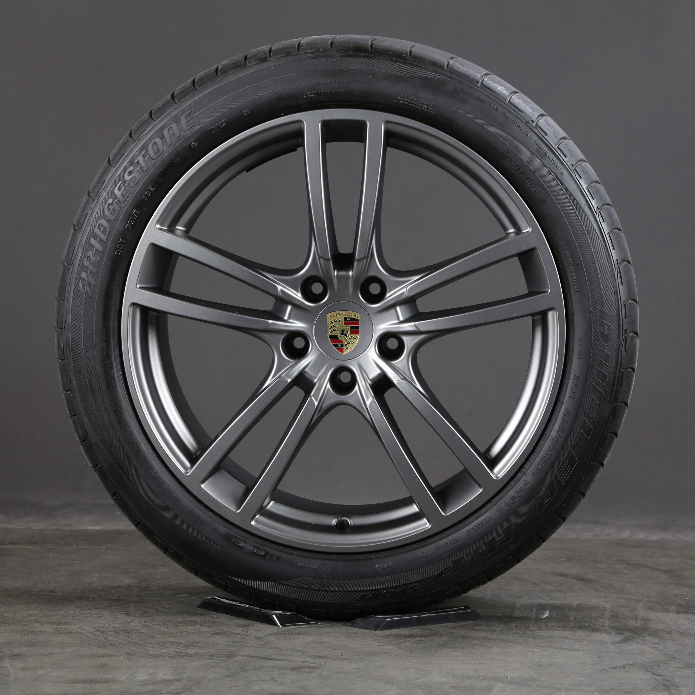 21 inch summer wheels original Porsche Cayenne 9YA 9Y0601025BK summer tires