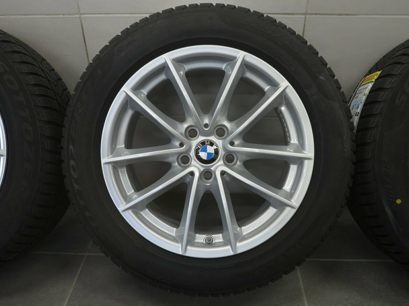 17 tommer vinterhjul originale BMW 5-serie G30 G31 fælge 618 alufælge 6868217