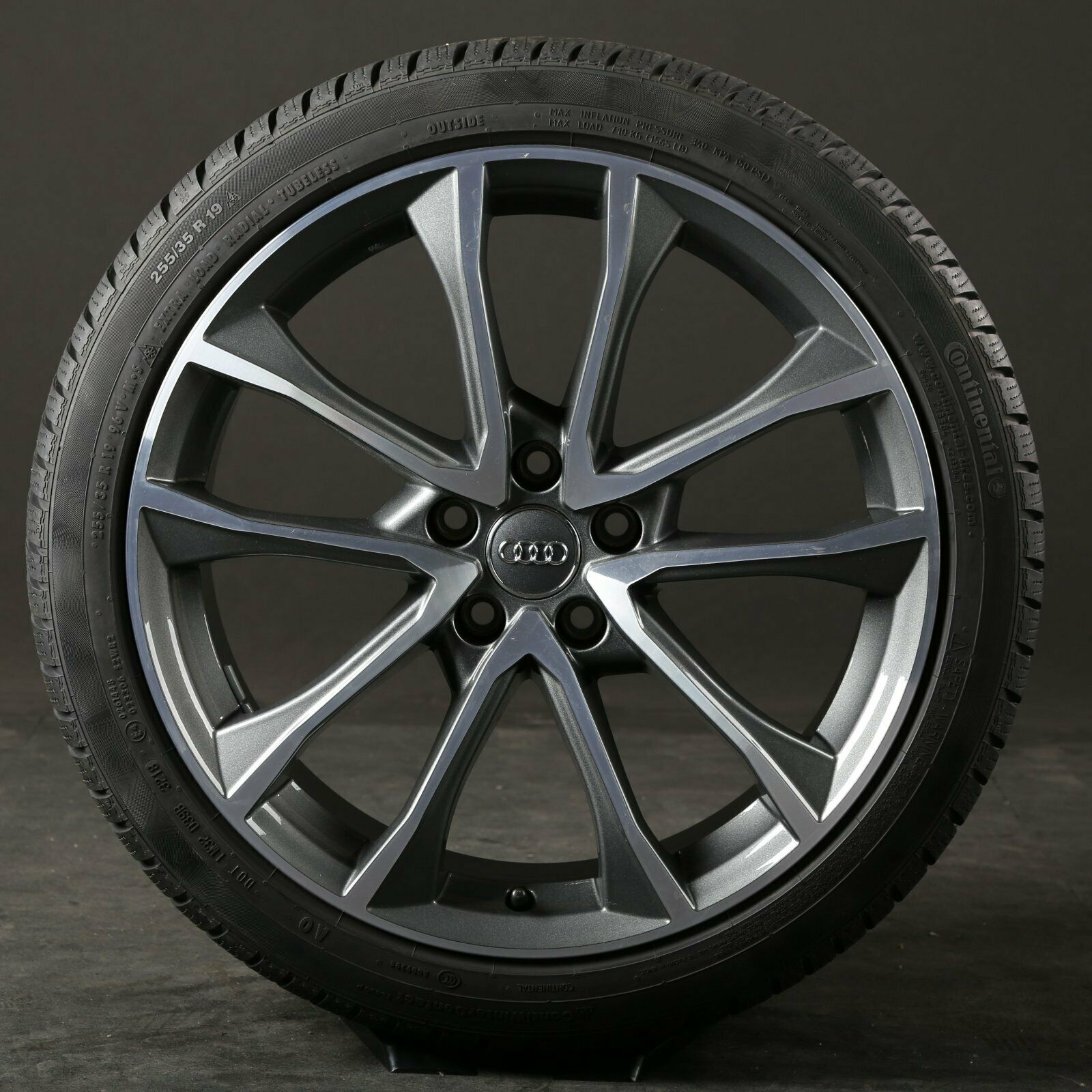 19 pouces roues d'hiver d'origine Audi S4 Facelift 8W S Line pneus d'hiver 8W0601025BF