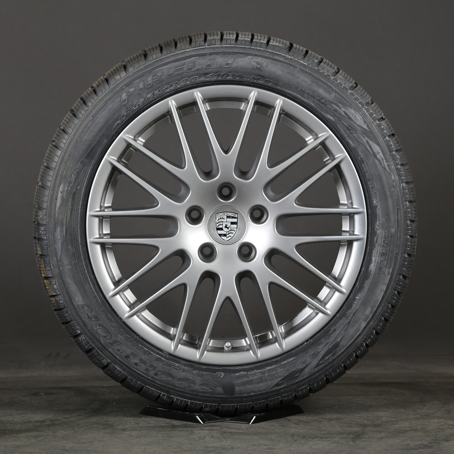 20 pouces roues d'hiver d'origine Porsche Cayenne II 7P RS Spyder 7P5601025F