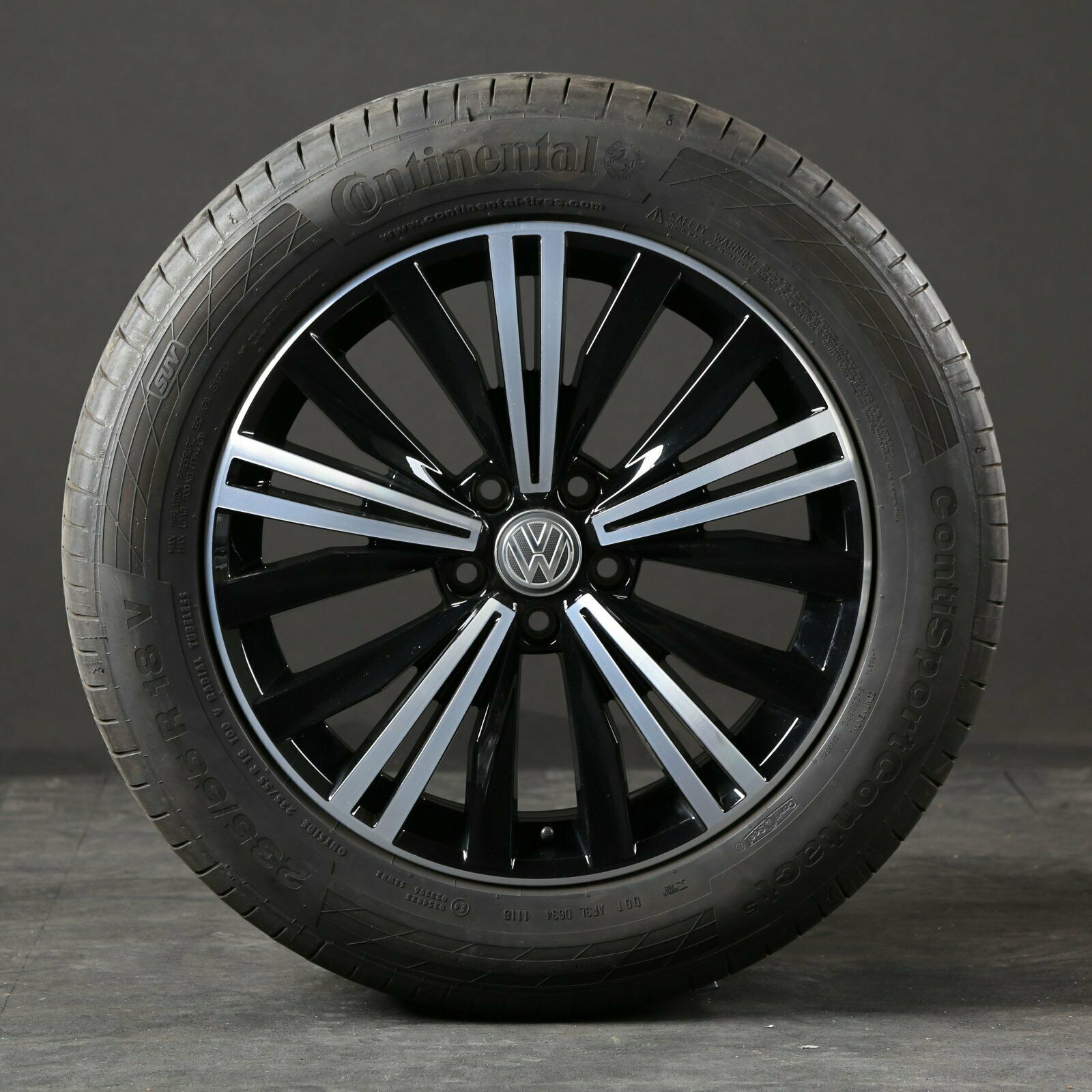 18 pouces Nizza roues d'été originales VW Tiguan II AD1 jantes en aluminium 5NA601025C