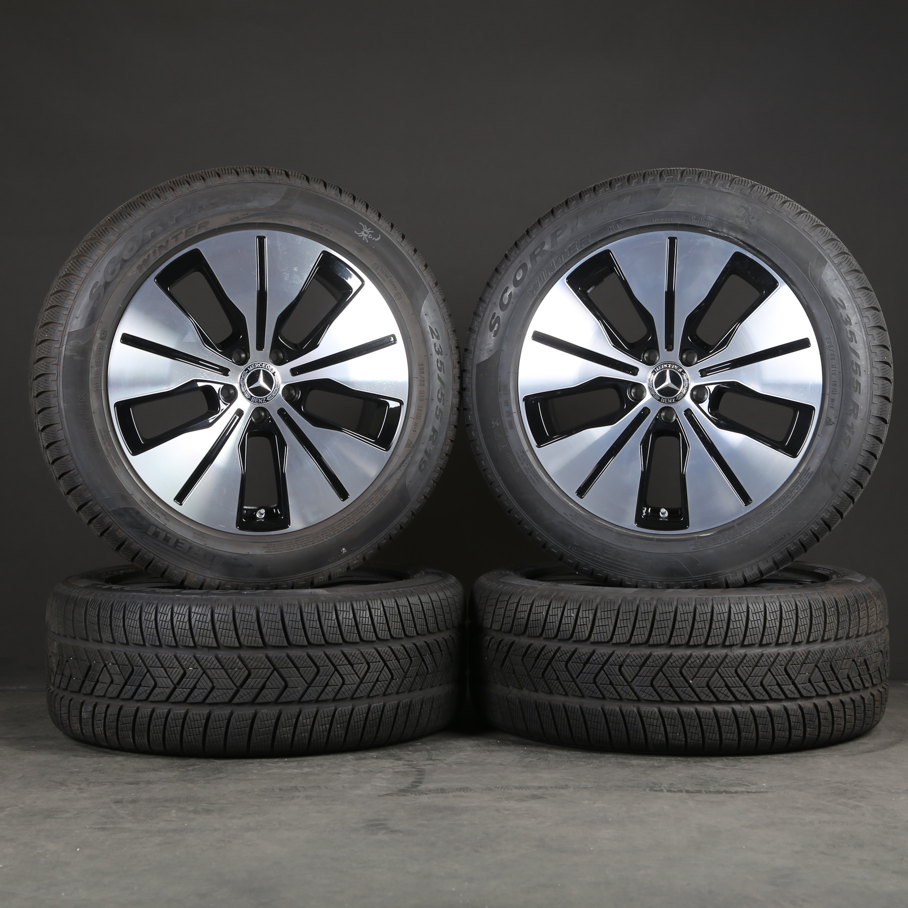 19 pouces roues d'hiver d'origine Mercedes EQC N293 A2934010100 A2934011200