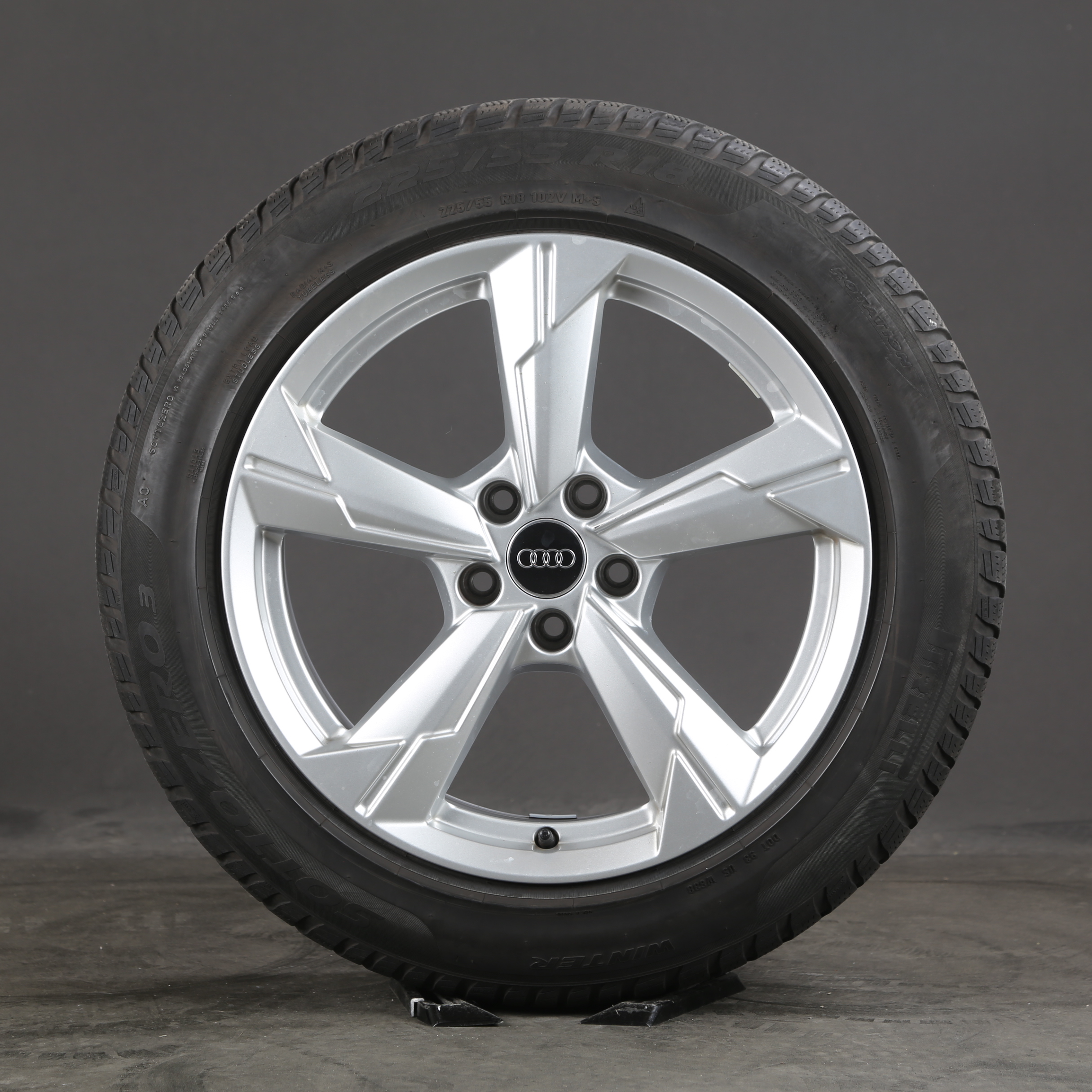 18 inch winter wheels original Audi A6 S6 4K C8 4K0601025D winter tires