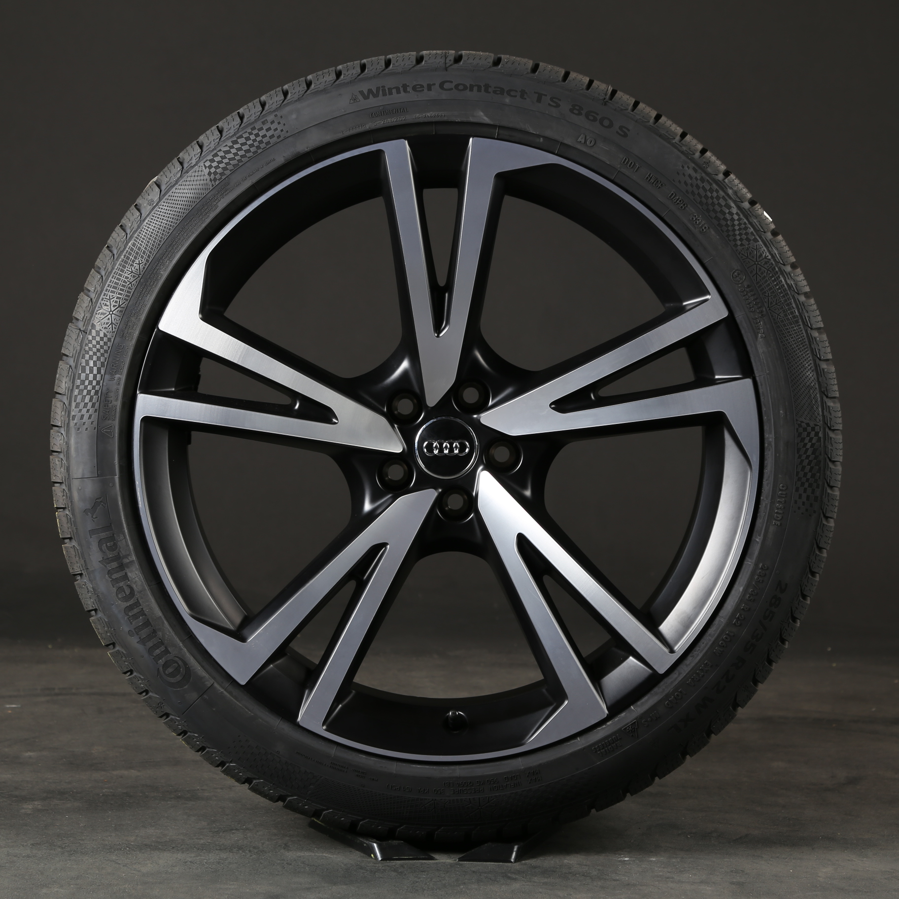 22 pouces roues d'hiver d'origine Audi Q7 SQ7 Facelift Falx pneus d'hiver 4M0601025CA