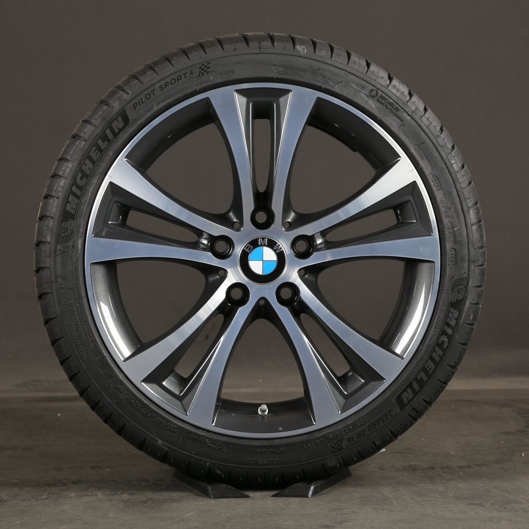 18 pouces roues d'été originales BMW Série 1 F20 F21 Série 2 F22 F23 384 6796210 Jantes