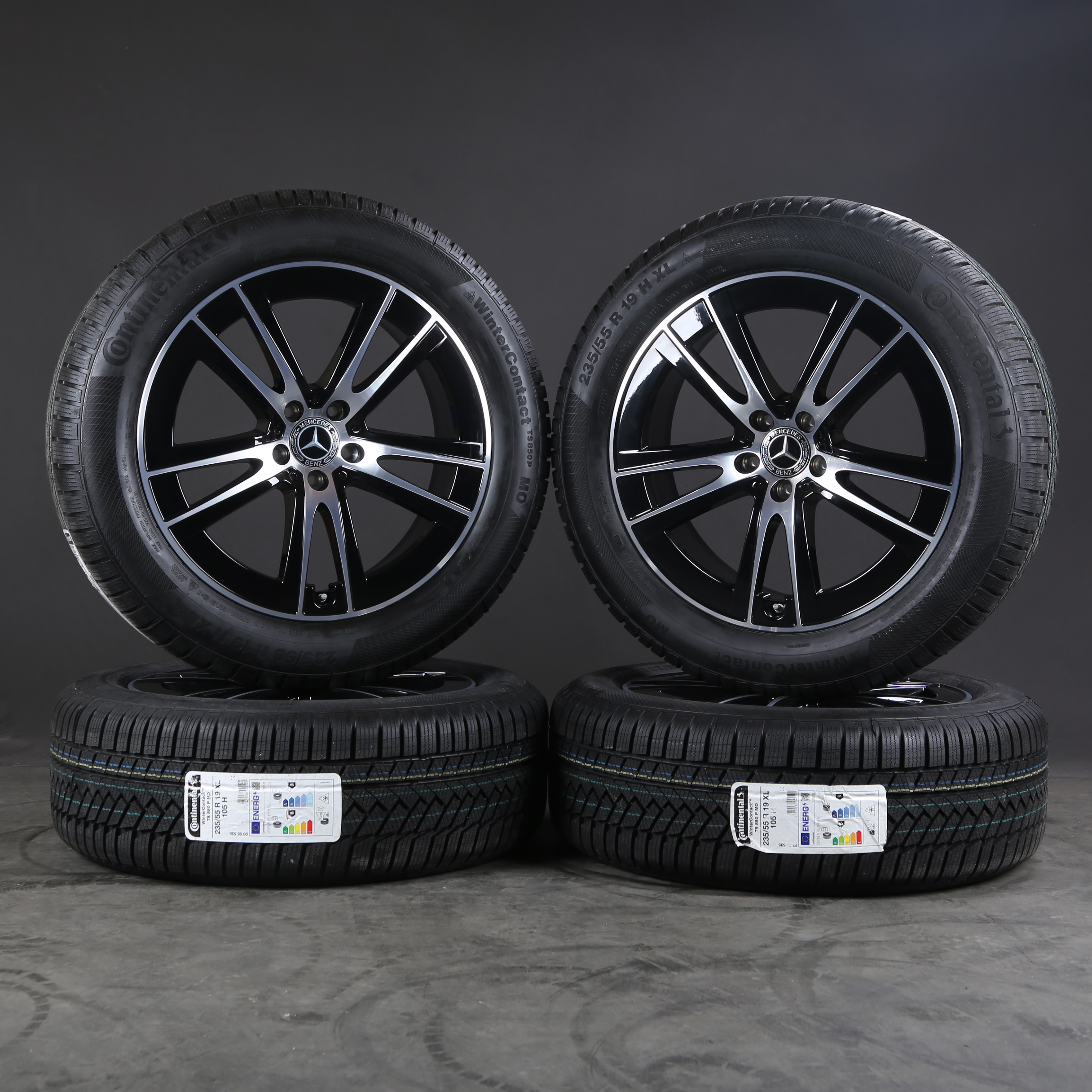 19 pouces roues d'hiver d'origine Mercedes GLC X254 C254 A2544015700 pneus d'hiver