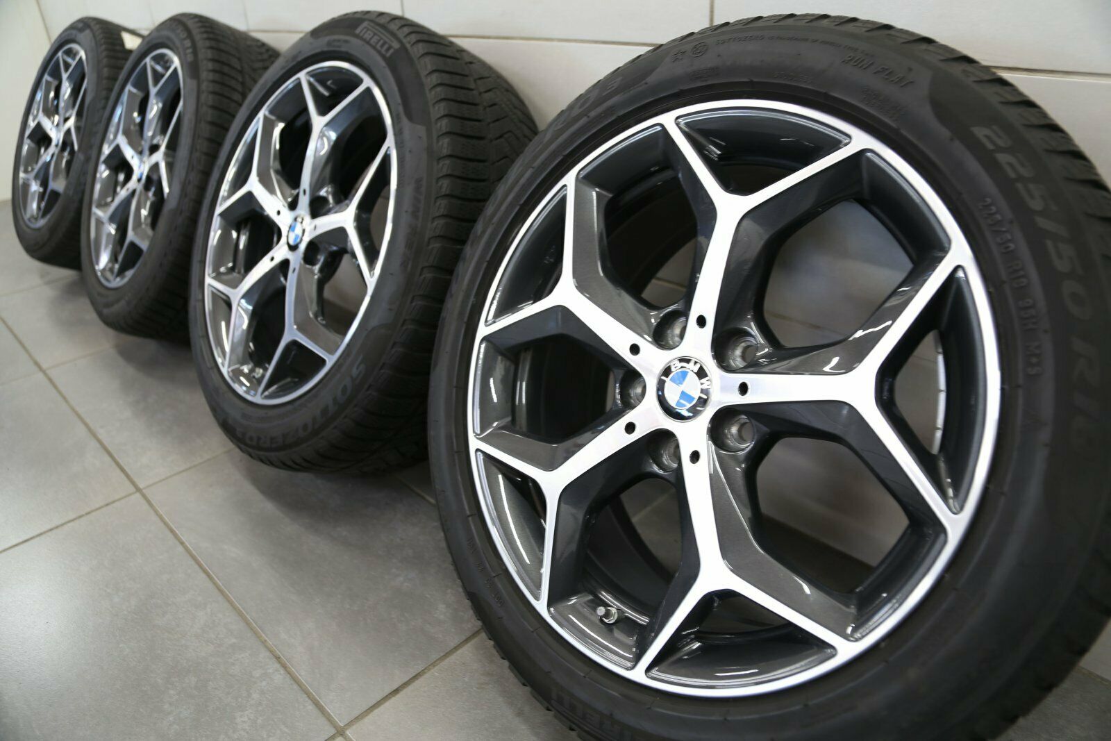 18 pouces roues d'hiver d'origine BMW X1 F48 X2 F39 569 6856070 jantes de pneus d'hiver