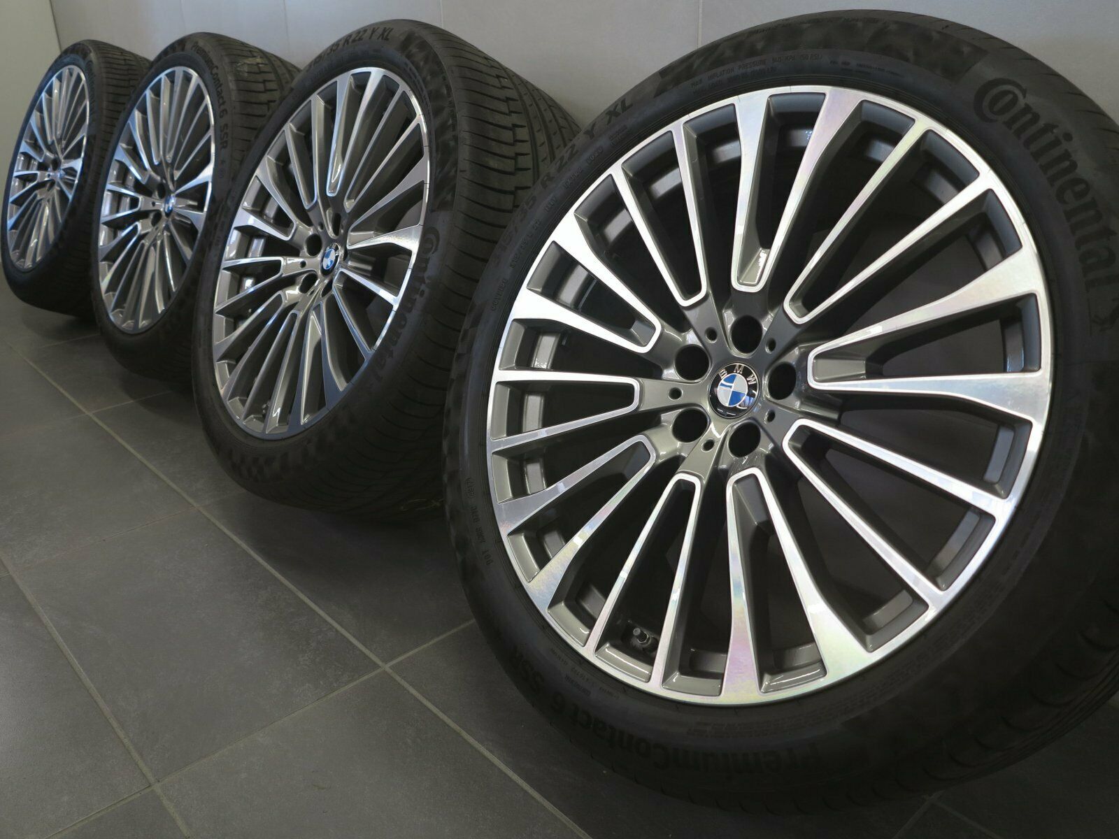22 pouces roues d'été d'origine BMW X7 G07 jantes en aluminium 6885144 6885463 Styling 757