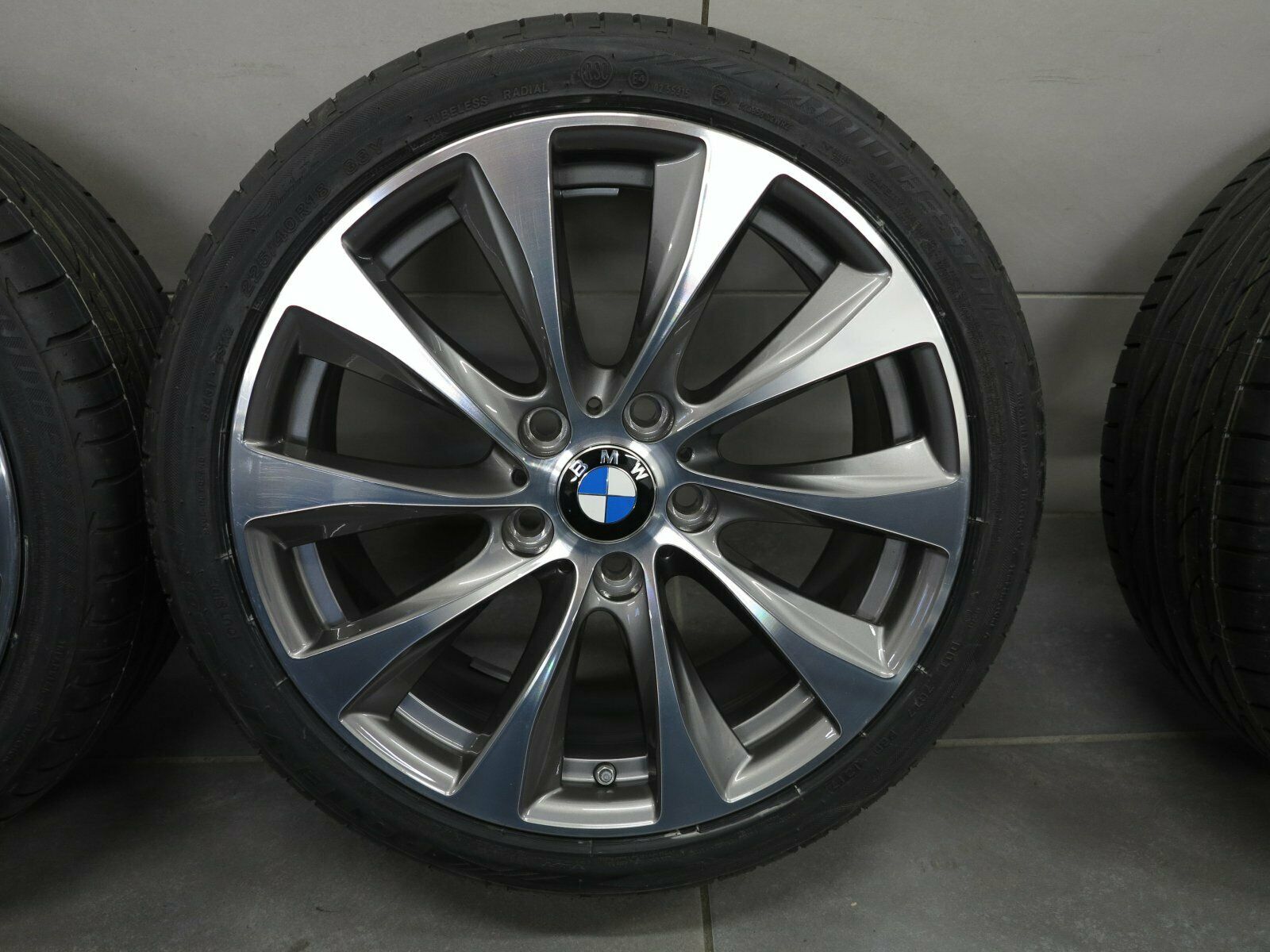 18 pouces roues d'été d'origine BMW Série 1 Série 2 F20 F21 F22 F23 387 6796216 jantes alu