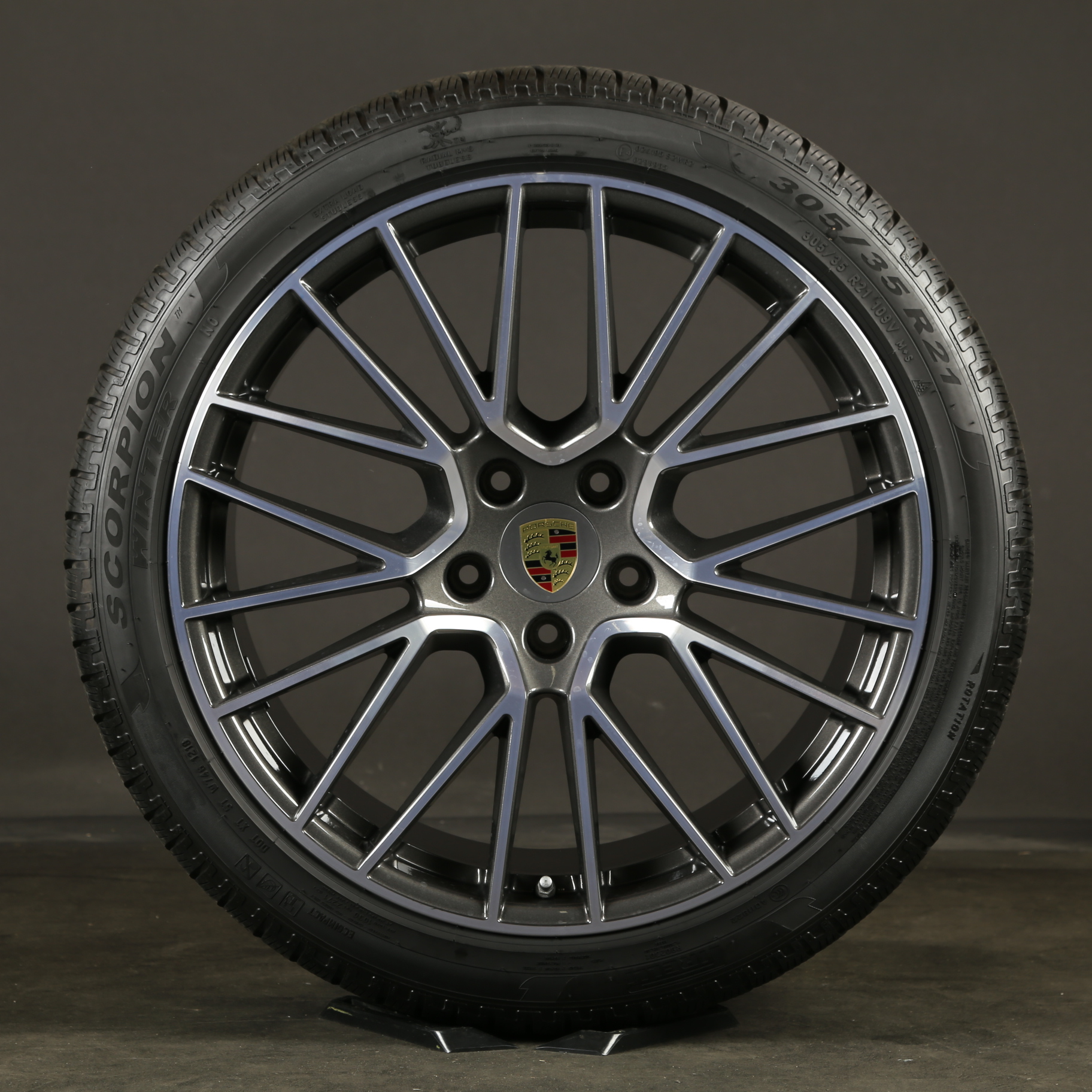 21 pouces roues d'hiver d'origine Porsche Cayenne E3 9Y RS Spyder 9Y0601025K