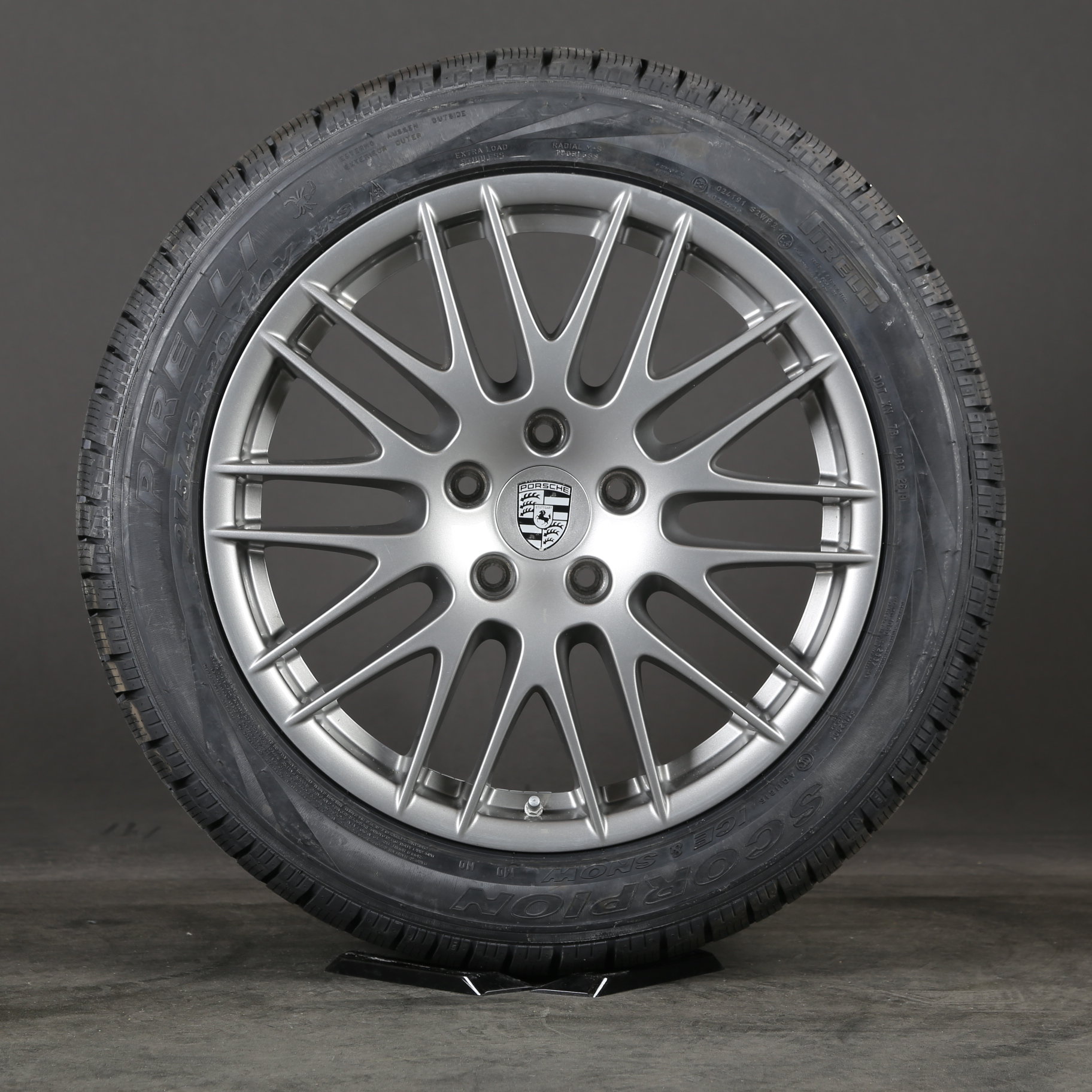 20 pouces roues d'hiver d'origine Porsche Cayenne II 7P RS Spyder 7P5601025F