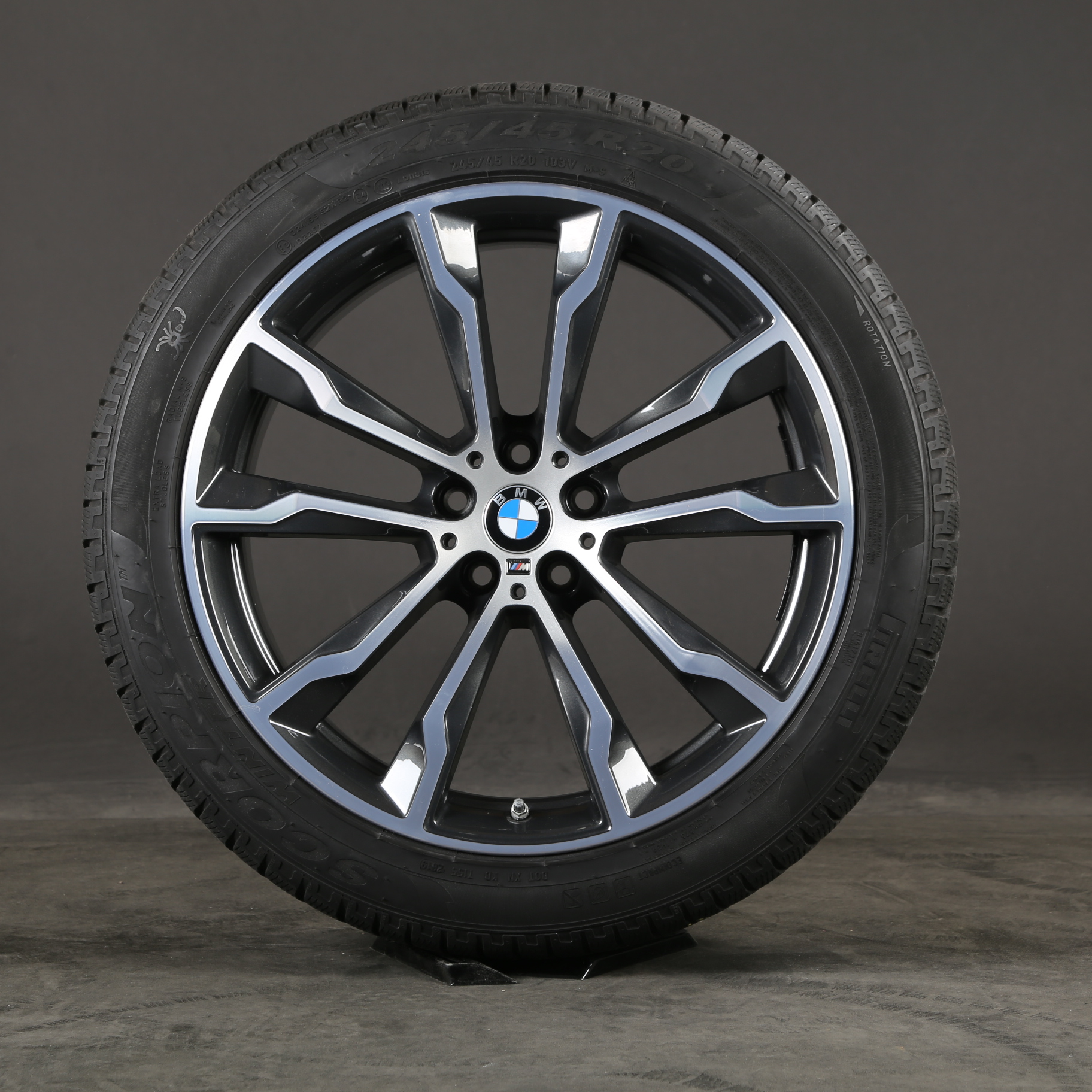 20 pouces roues d'hiver original BMW X3 G01 X4 G02 M699 8010268 669M pneus d'hiver