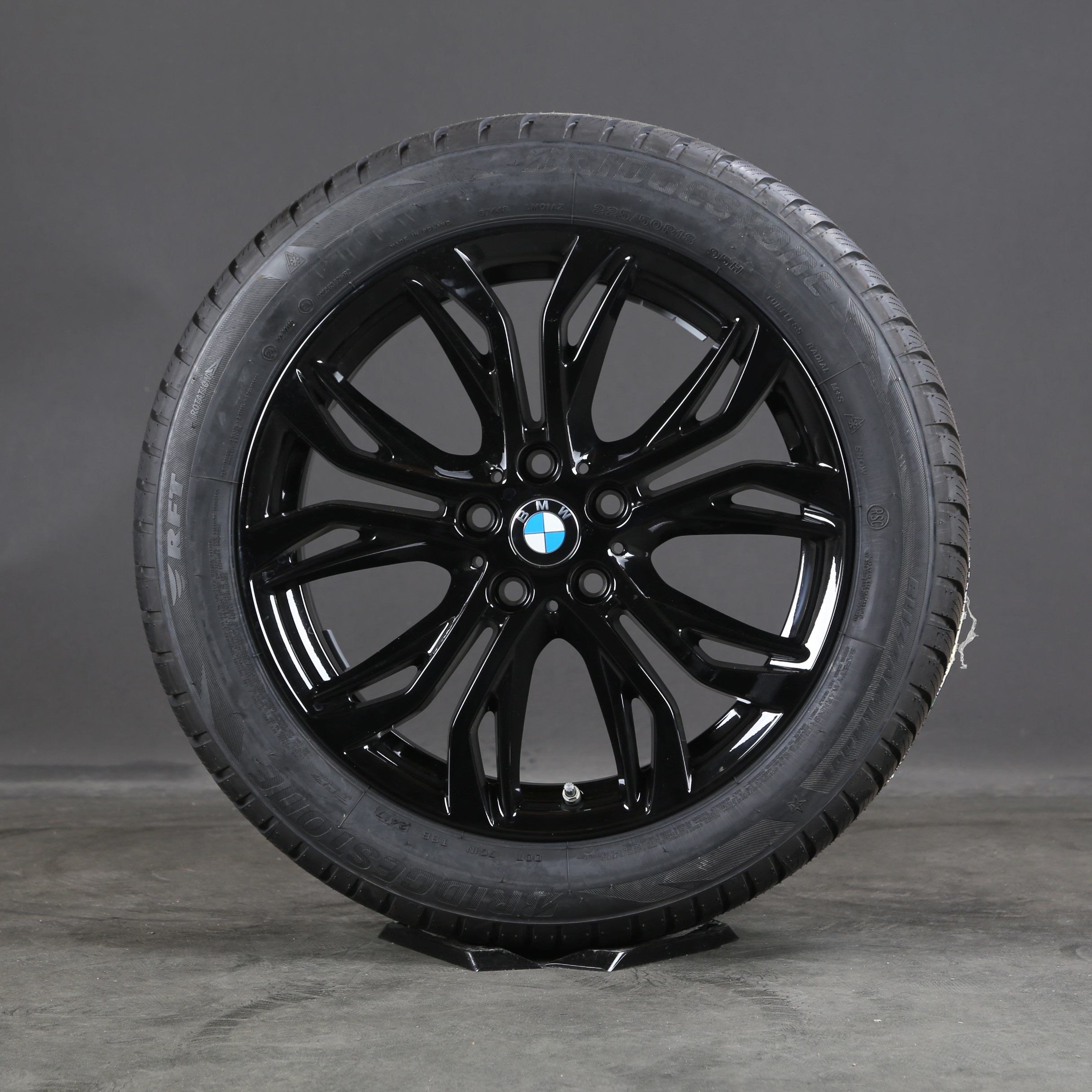18 tommer vinterhjul originale BMW X1 X2 F48 F39 566 6883503 hjul aluminiumsfælge