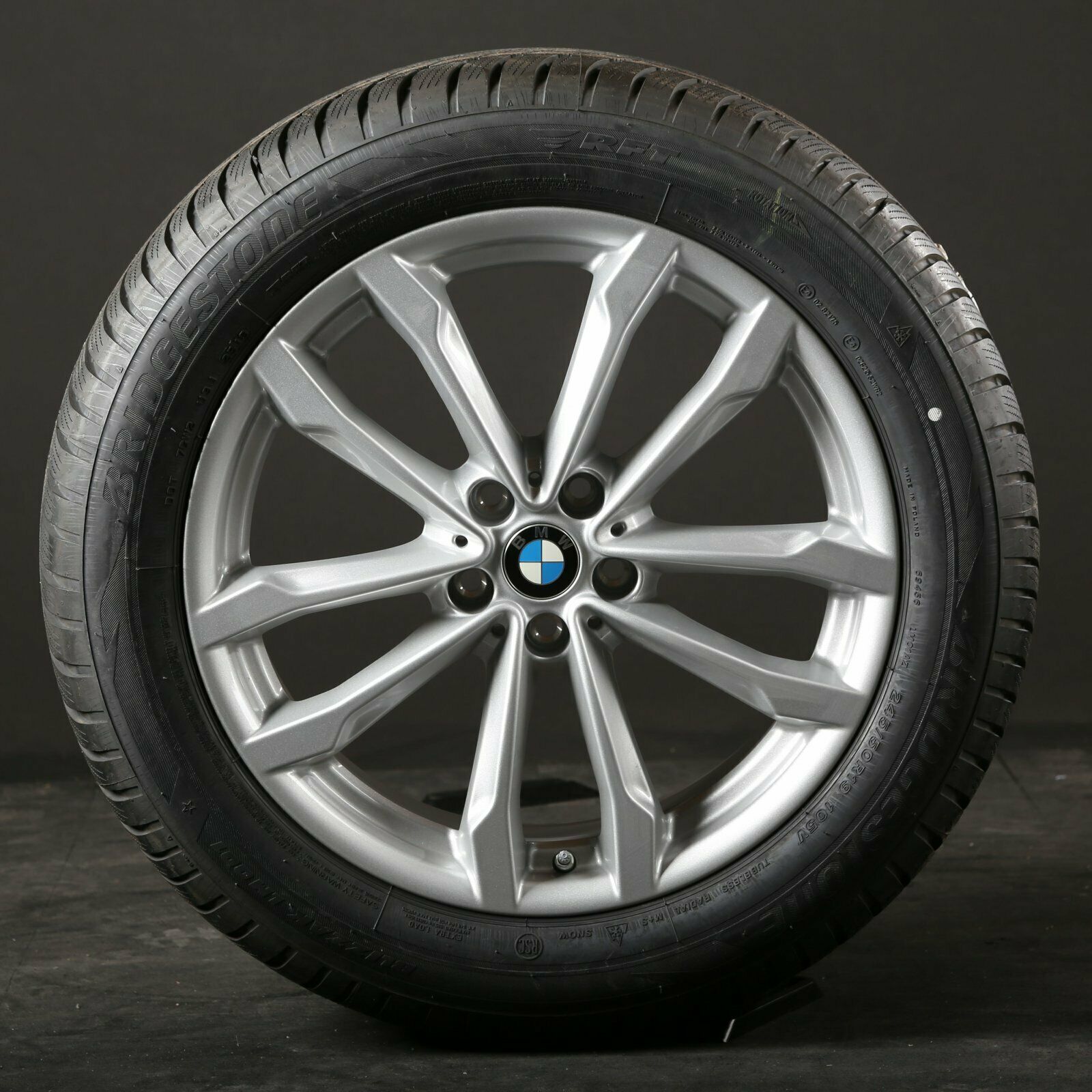 19 tommer fælge originale BMW X3 G01 X4 G02 6877325 vinterhjul 691 alufælge